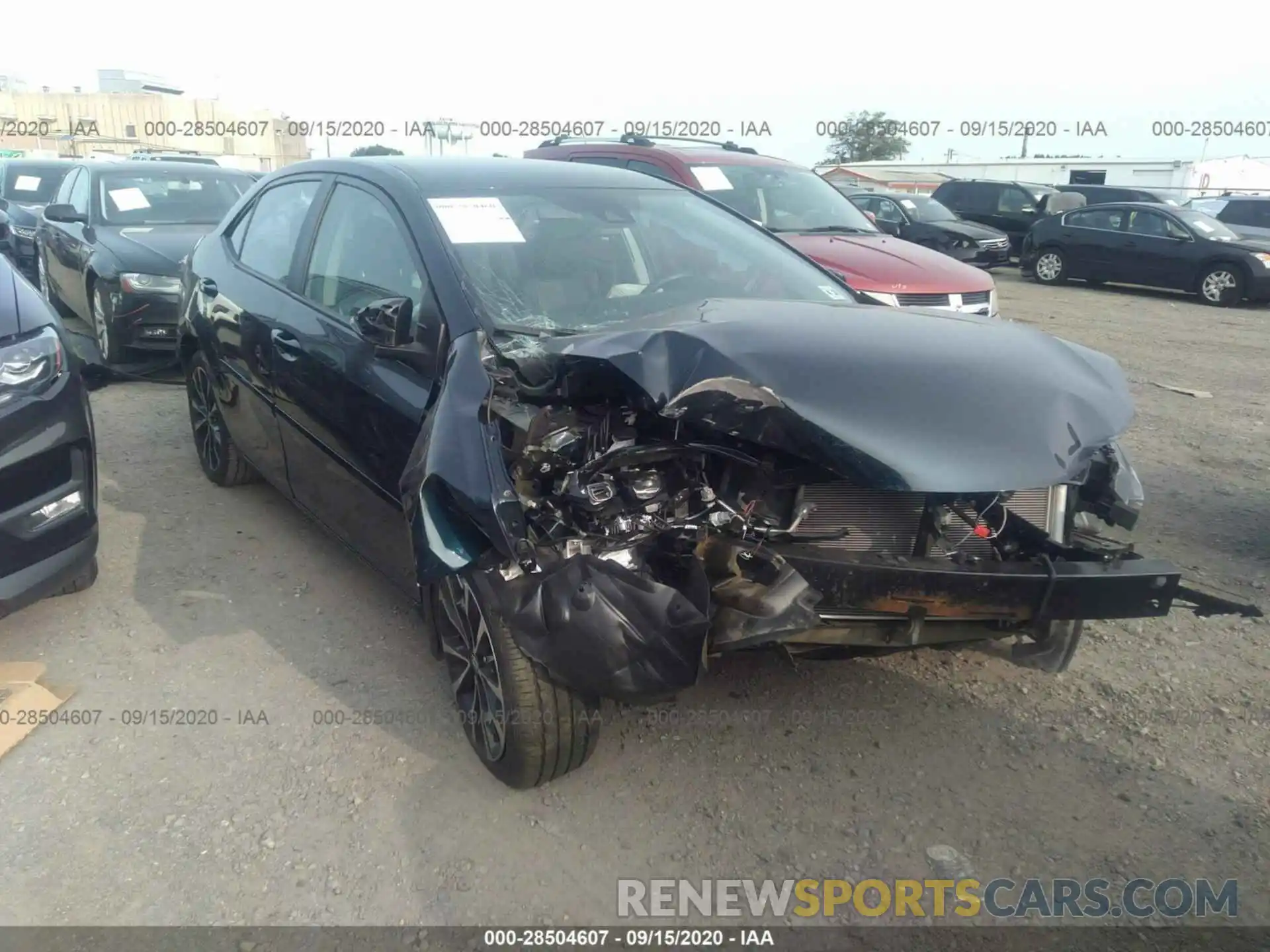 1 Photograph of a damaged car 5YFBURHE9KP920199 TOYOTA COROLLA 2019