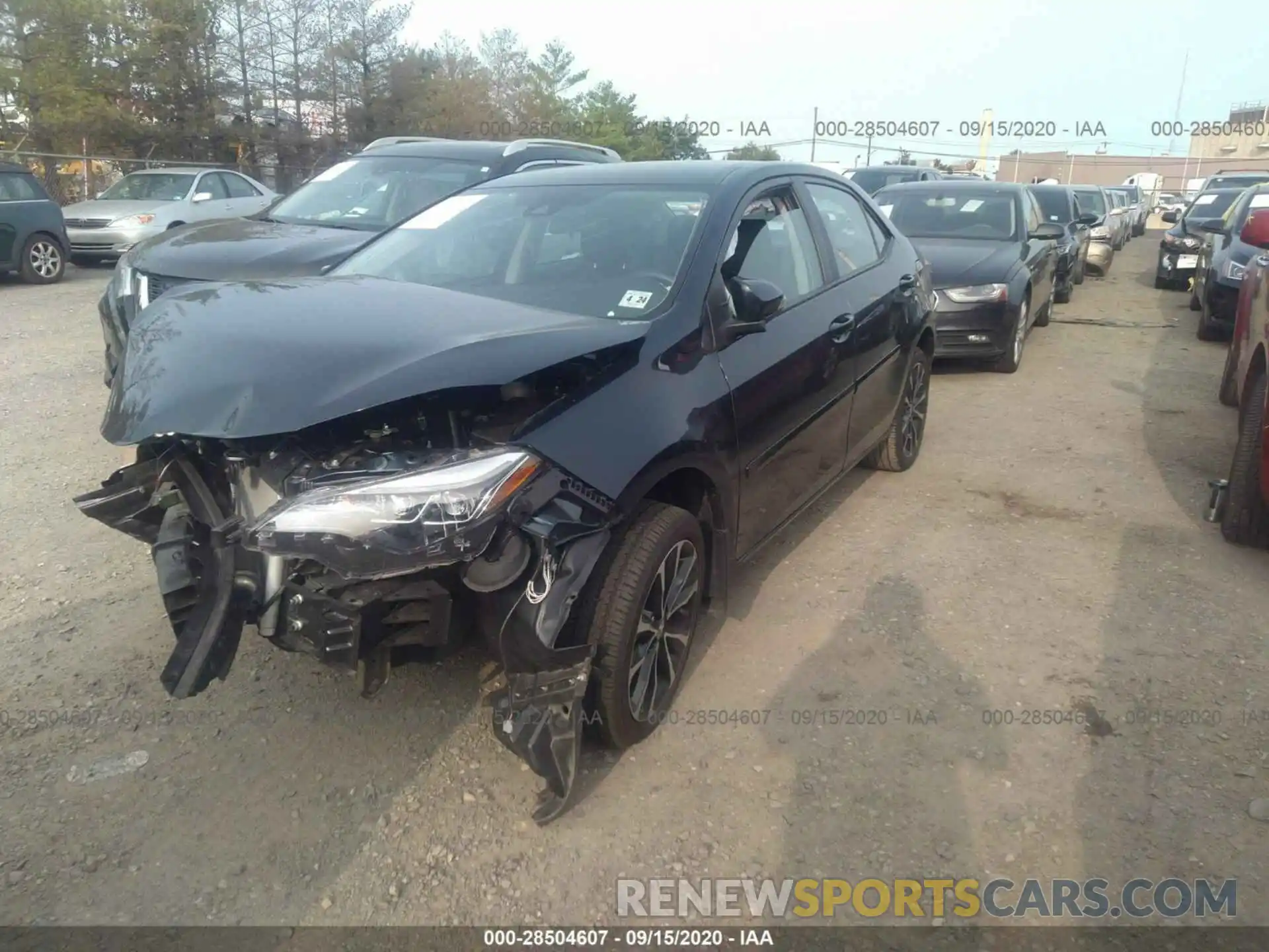 2 Photograph of a damaged car 5YFBURHE9KP920199 TOYOTA COROLLA 2019