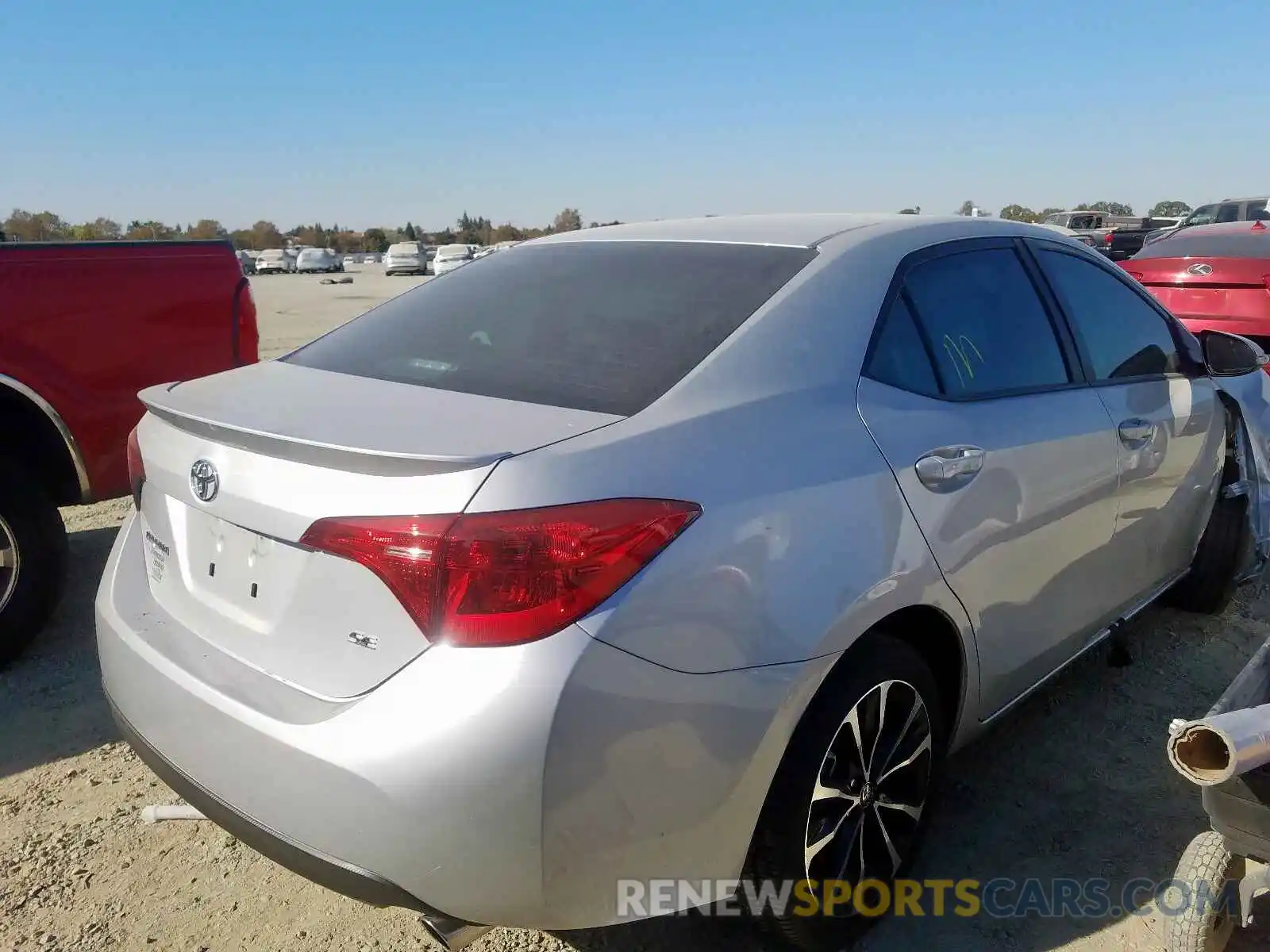 4 Photograph of a damaged car 5YFBURHE9KP920378 TOYOTA COROLLA 2019