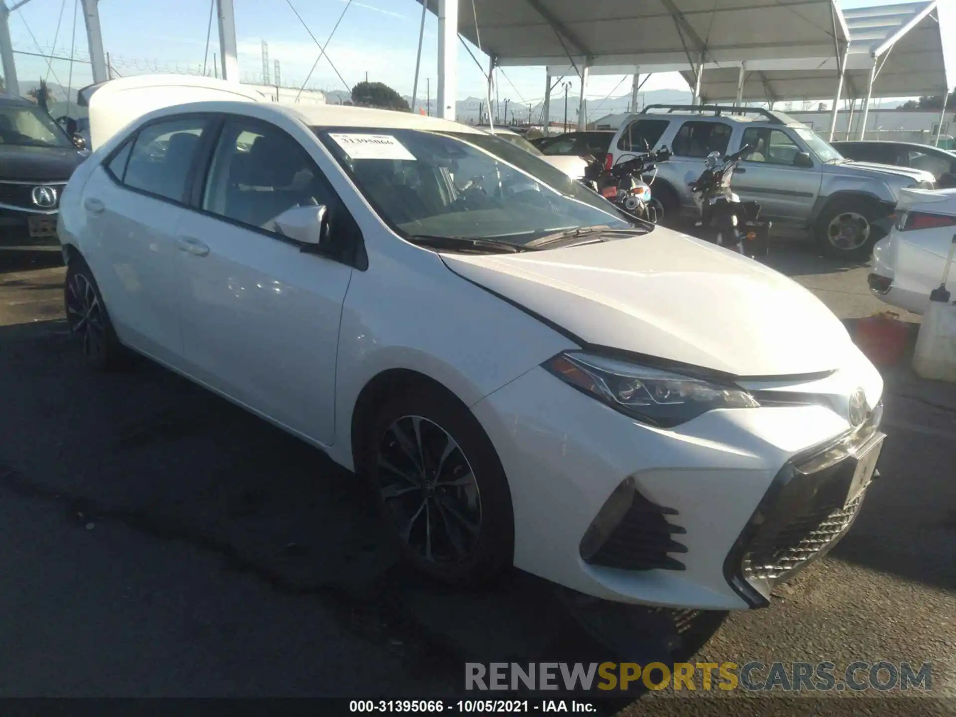 1 Photograph of a damaged car 5YFBURHE9KP920574 TOYOTA COROLLA 2019