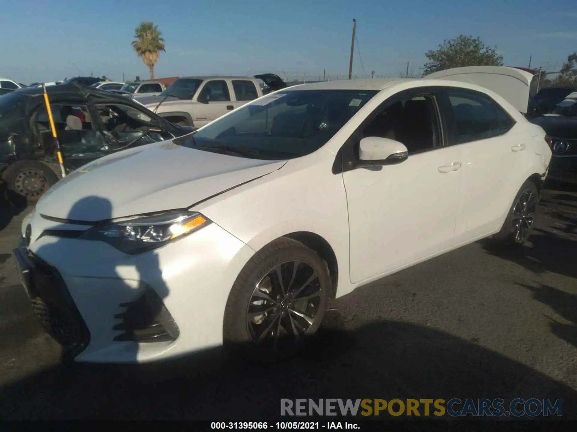 2 Photograph of a damaged car 5YFBURHE9KP920574 TOYOTA COROLLA 2019