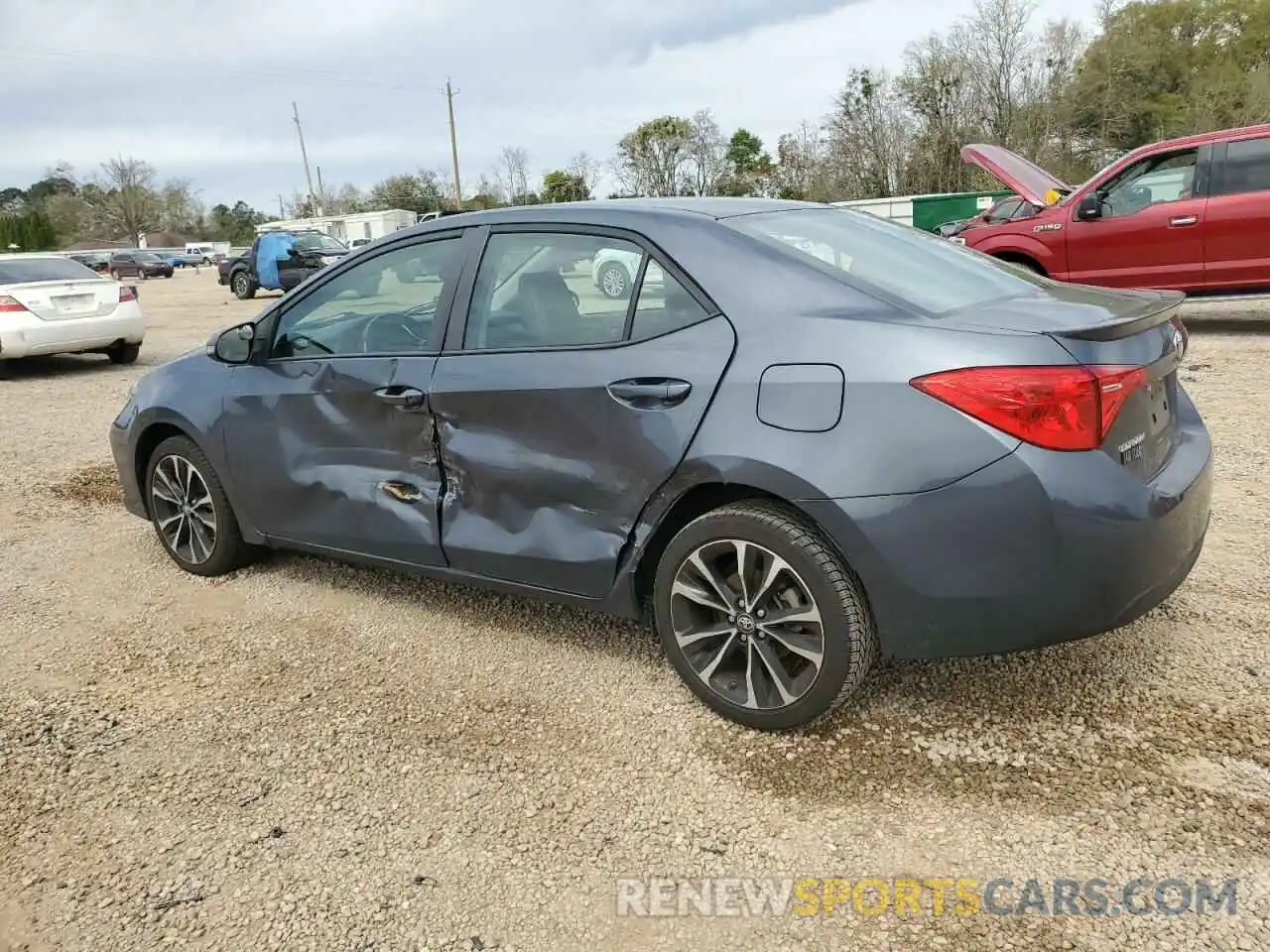 2 Photograph of a damaged car 5YFBURHE9KP920865 TOYOTA COROLLA 2019