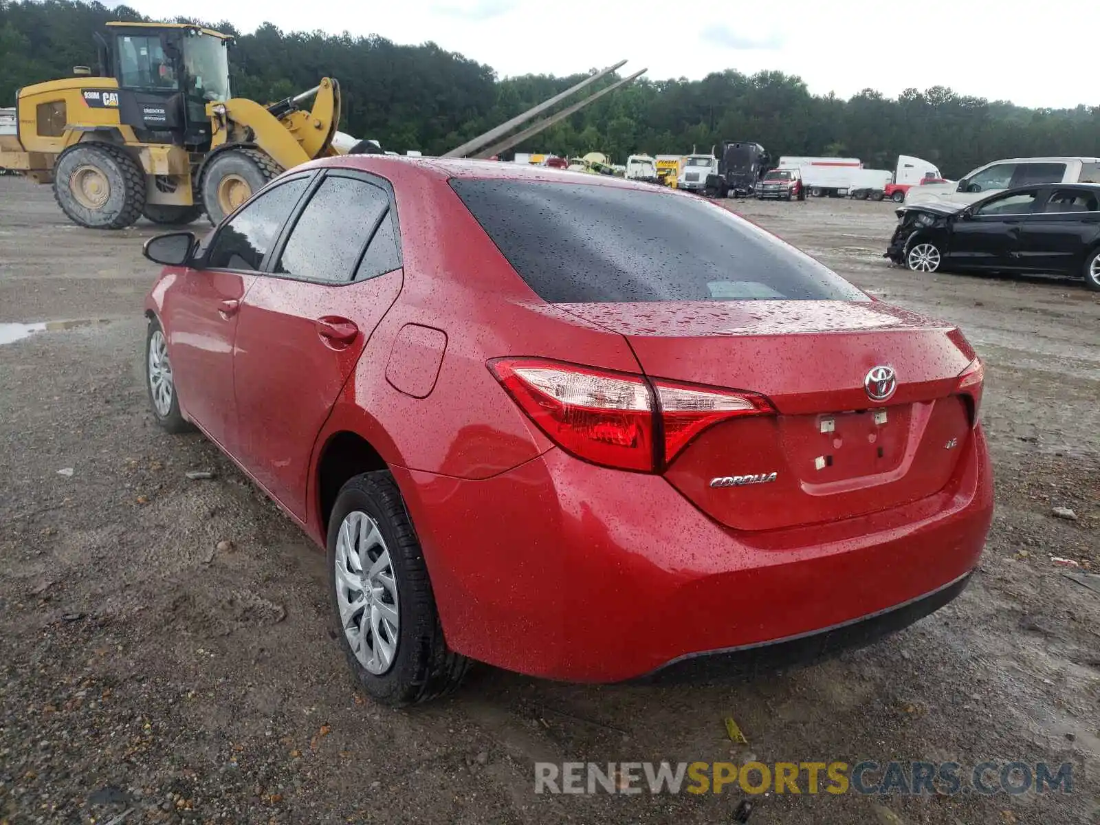 3 Photograph of a damaged car 5YFBURHE9KP921028 TOYOTA COROLLA 2019