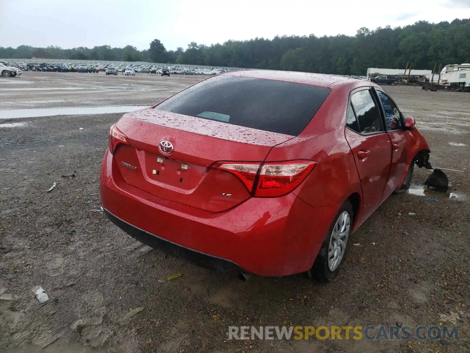 4 Photograph of a damaged car 5YFBURHE9KP921028 TOYOTA COROLLA 2019