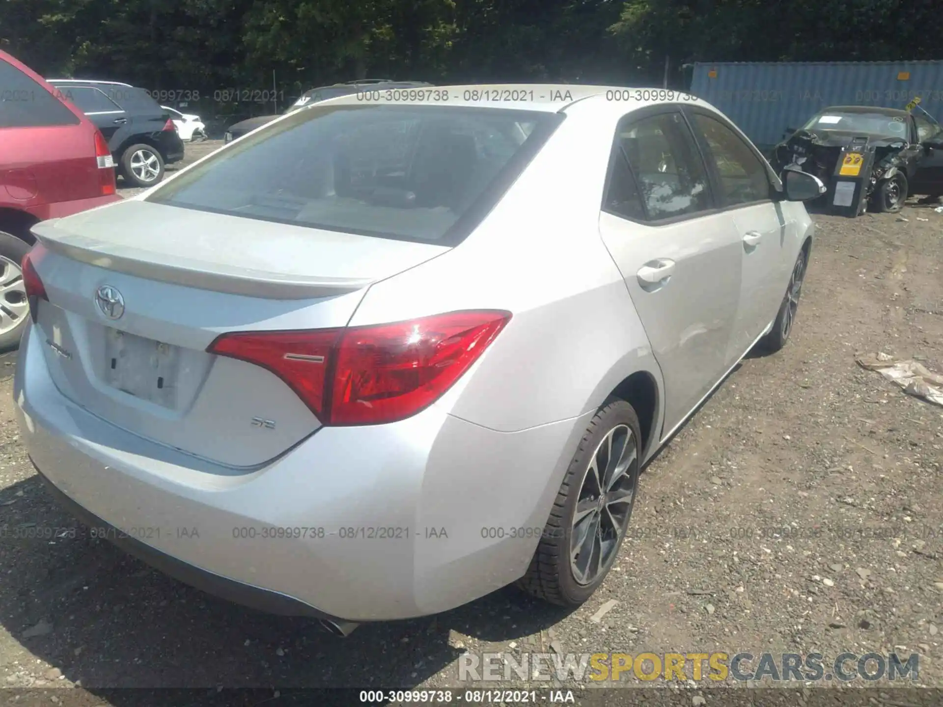 4 Photograph of a damaged car 5YFBURHE9KP921157 TOYOTA COROLLA 2019