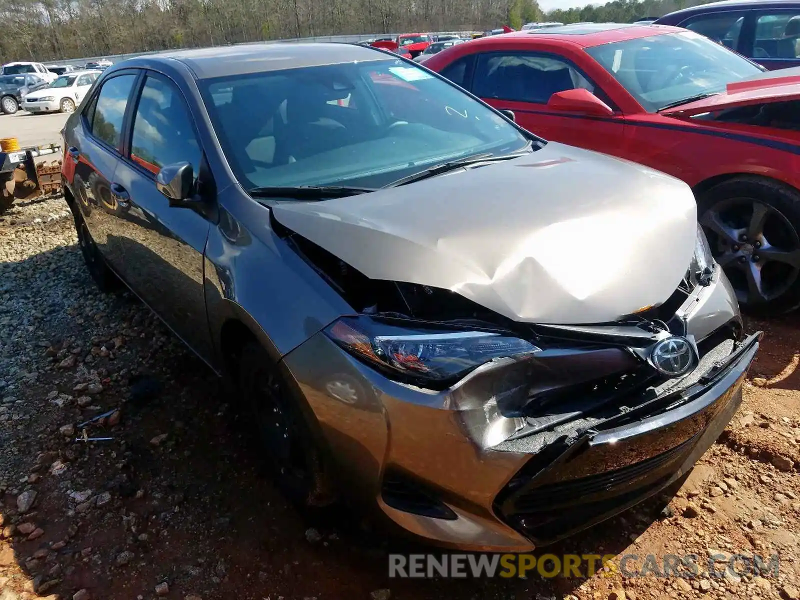 1 Photograph of a damaged car 5YFBURHE9KP921952 TOYOTA COROLLA 2019