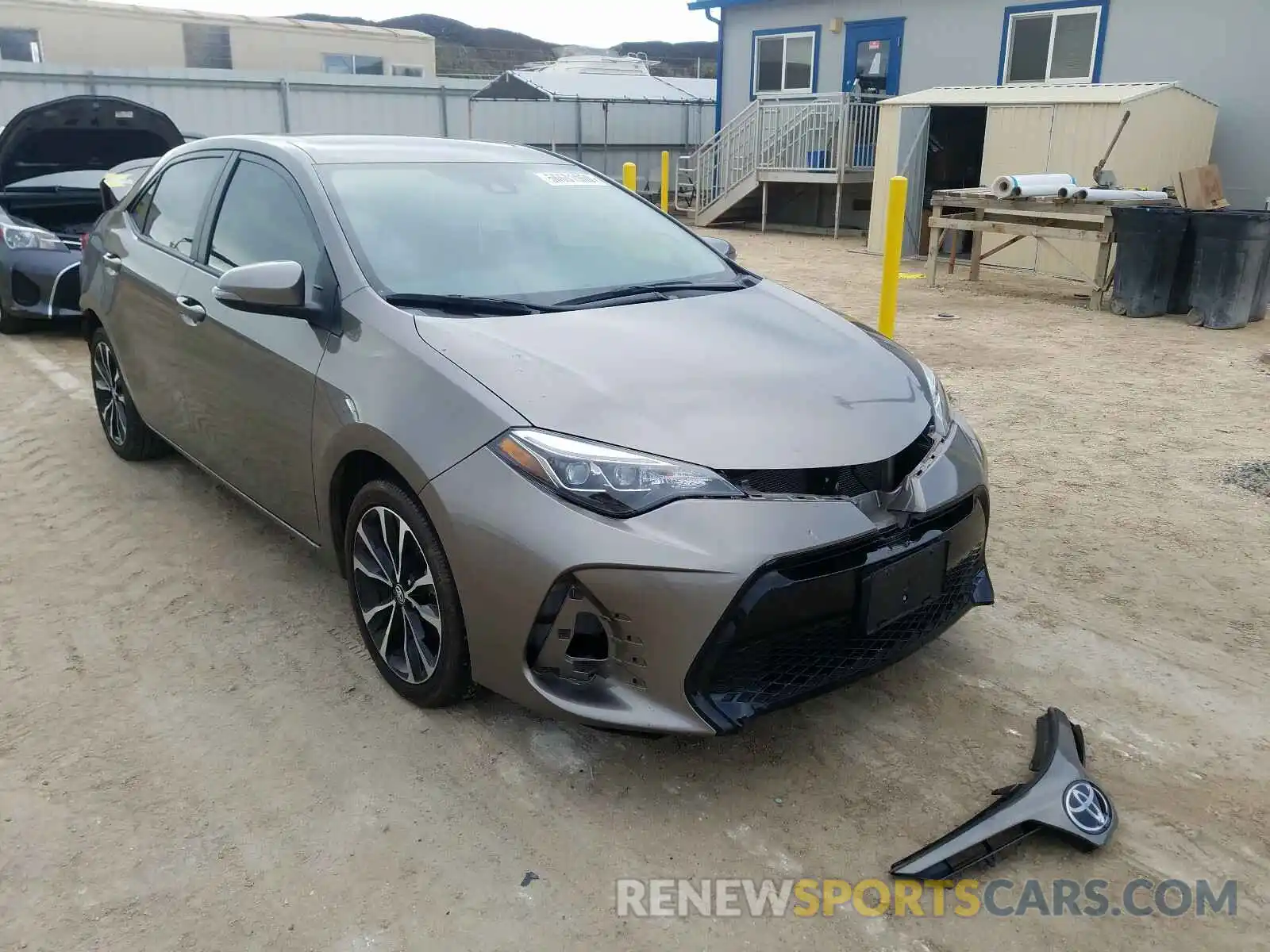 1 Photograph of a damaged car 5YFBURHE9KP922499 TOYOTA COROLLA 2019