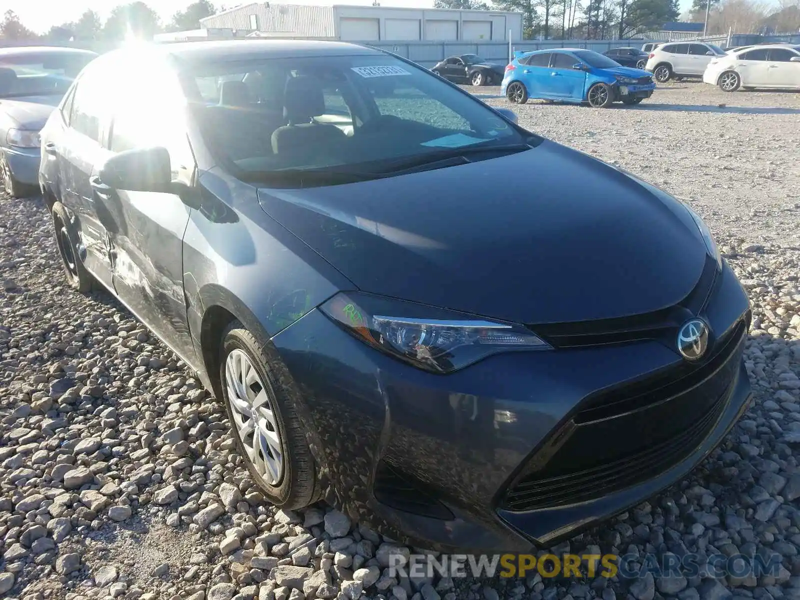 1 Photograph of a damaged car 5YFBURHE9KP923054 TOYOTA COROLLA 2019