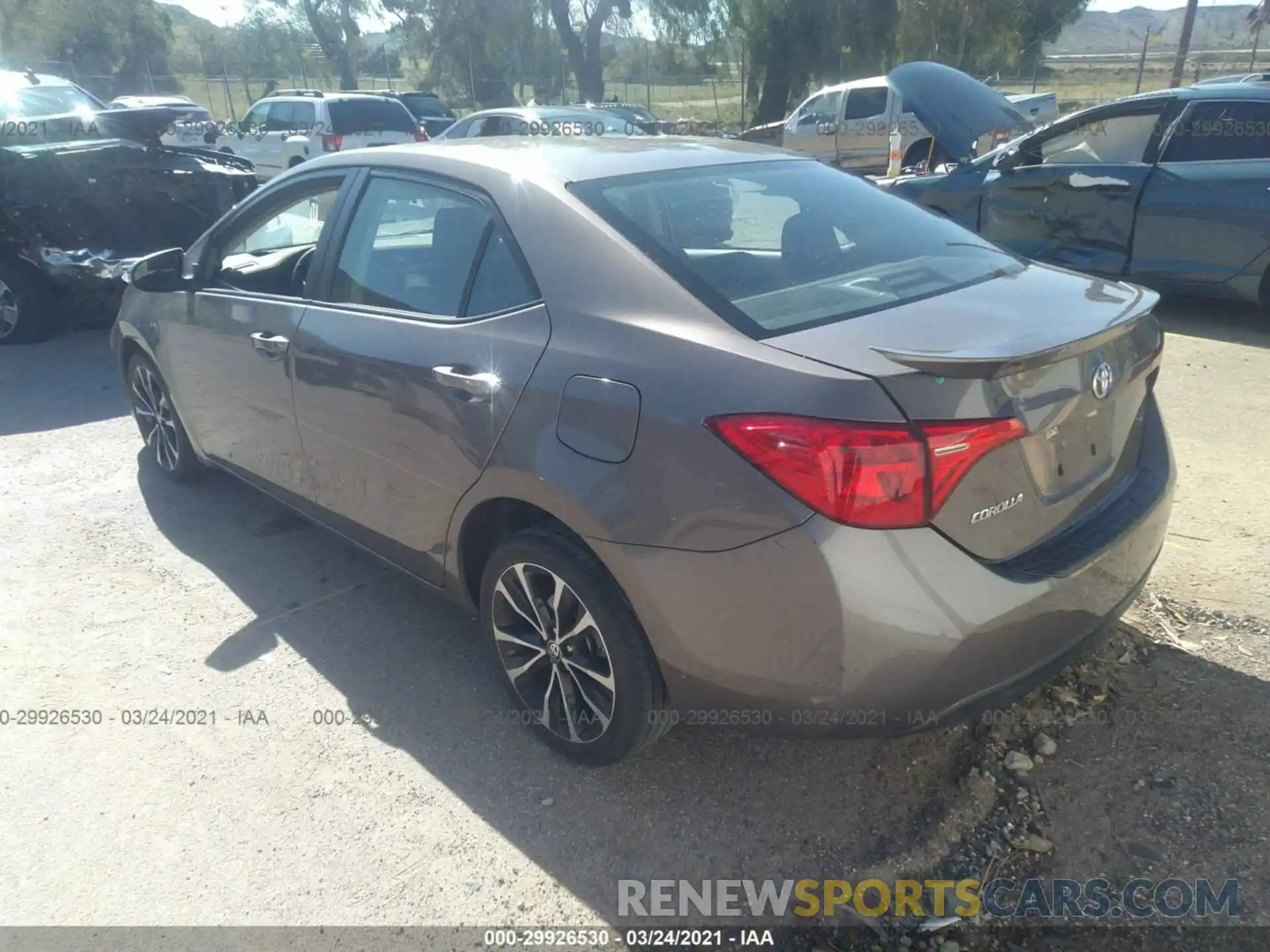 3 Photograph of a damaged car 5YFBURHE9KP923099 TOYOTA COROLLA 2019