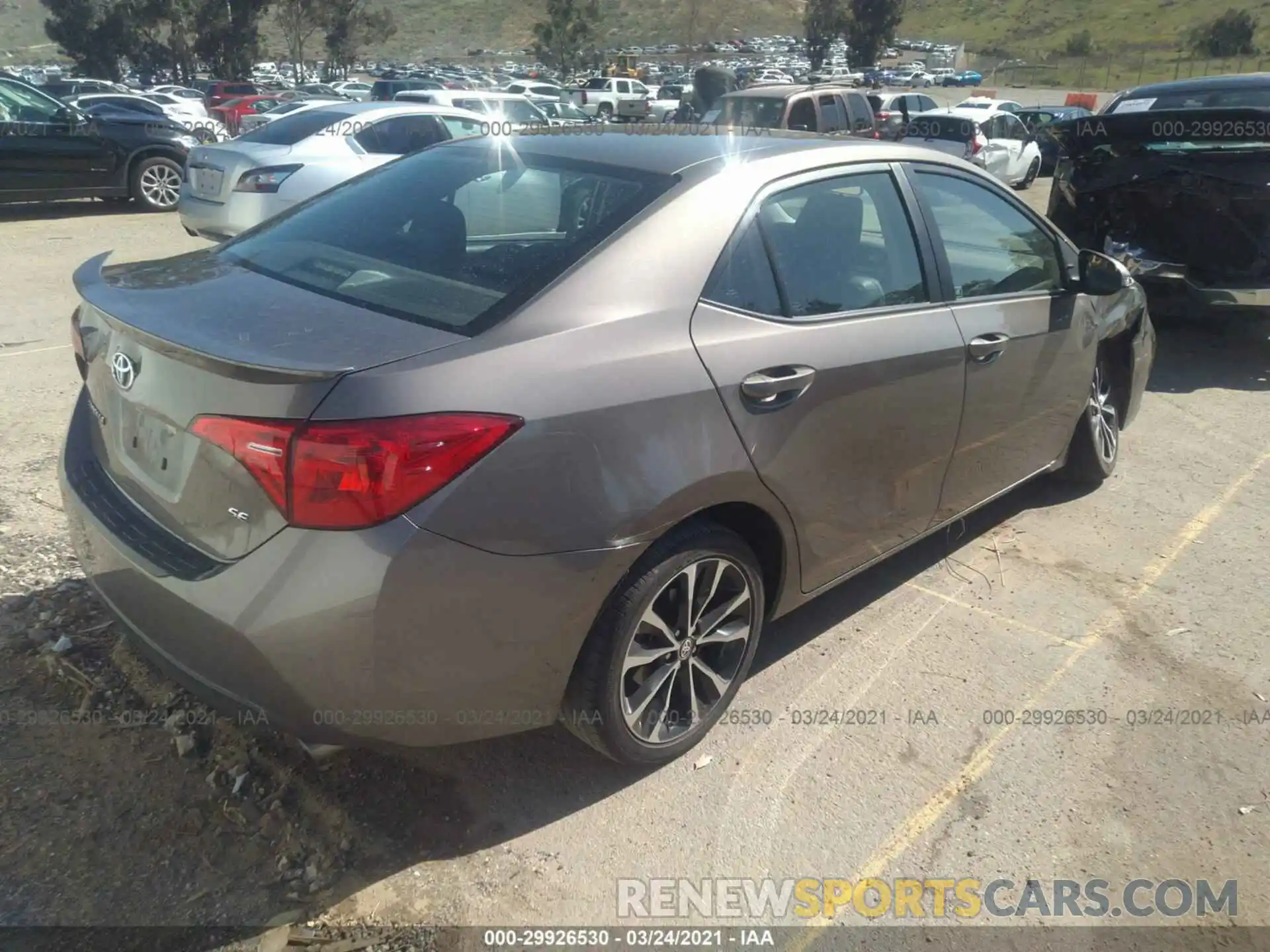 4 Photograph of a damaged car 5YFBURHE9KP923099 TOYOTA COROLLA 2019