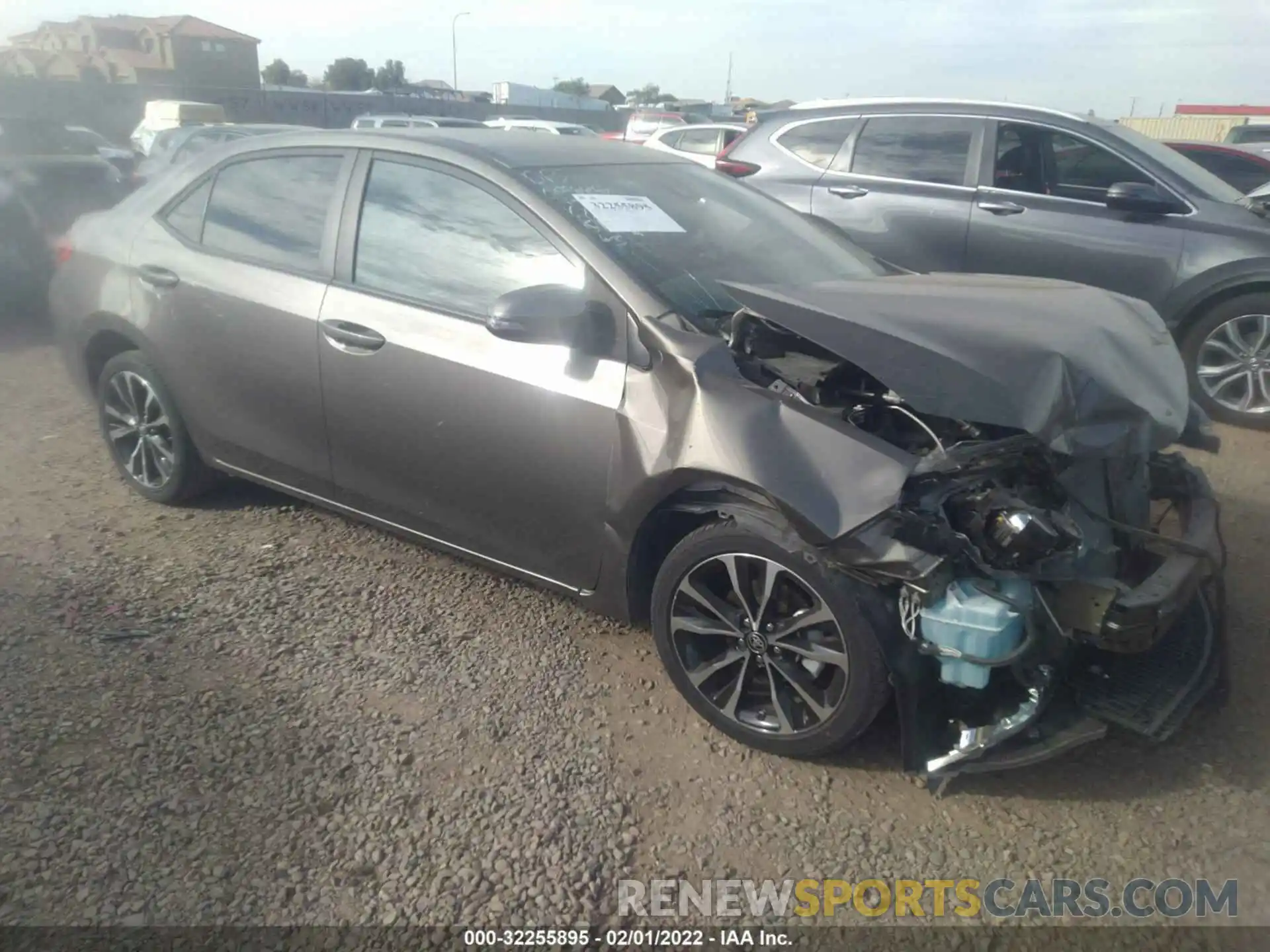 1 Photograph of a damaged car 5YFBURHE9KP923183 TOYOTA COROLLA 2019