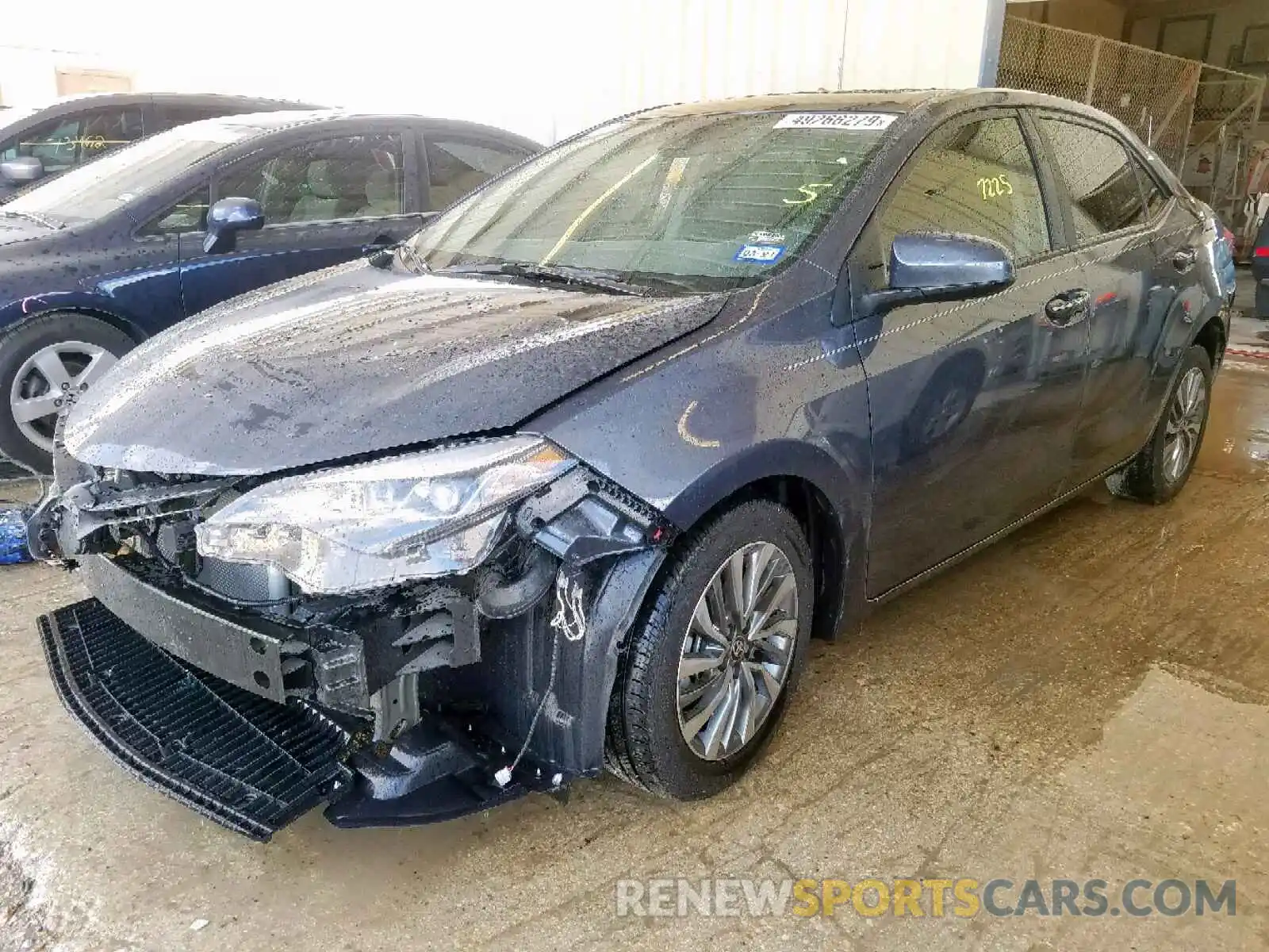 2 Photograph of a damaged car 5YFBURHE9KP923748 TOYOTA COROLLA 2019