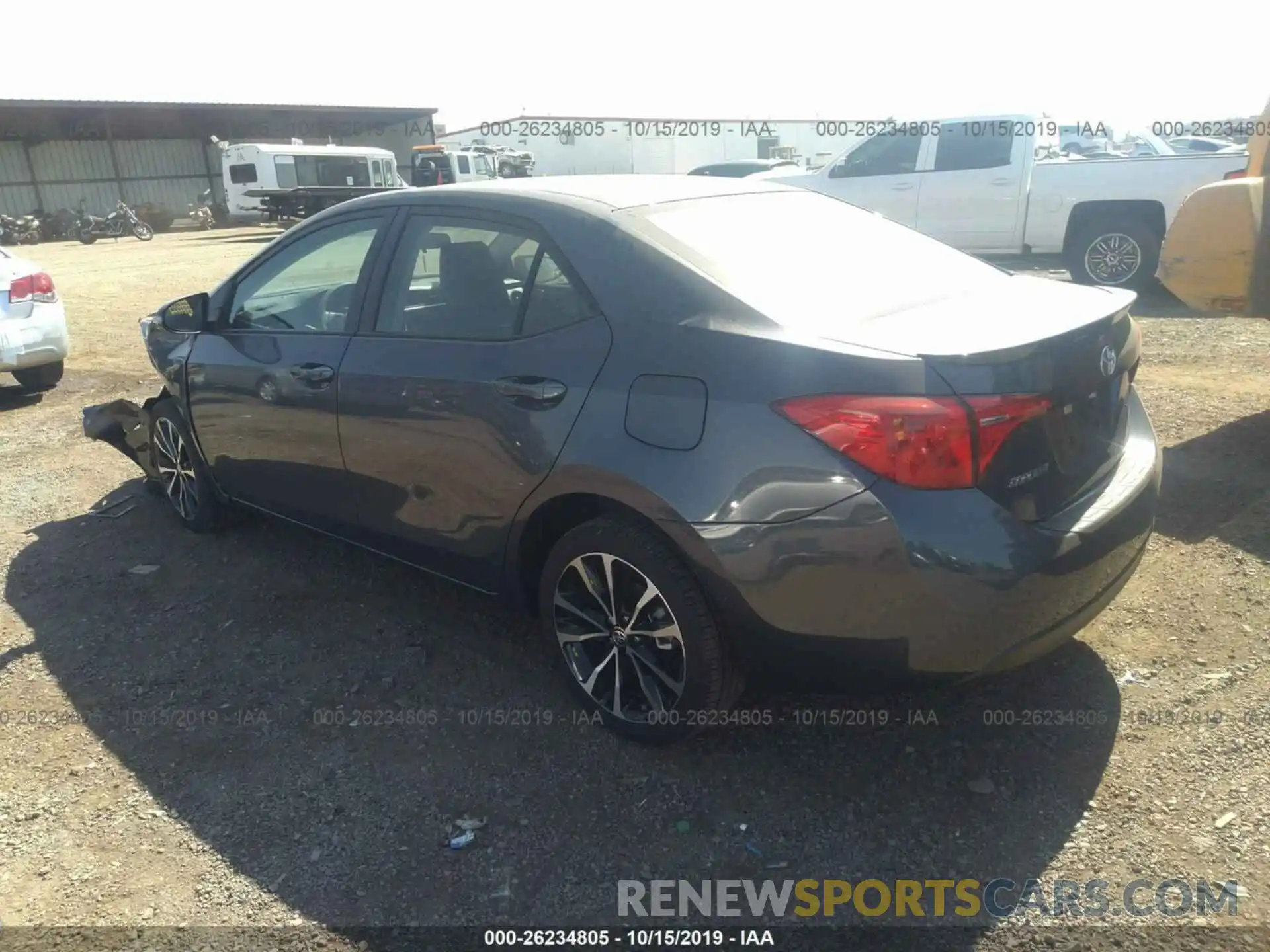 3 Photograph of a damaged car 5YFBURHE9KP923779 TOYOTA COROLLA 2019