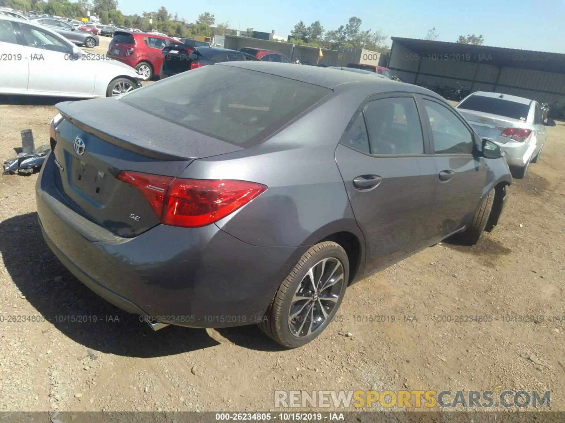 4 Photograph of a damaged car 5YFBURHE9KP923779 TOYOTA COROLLA 2019