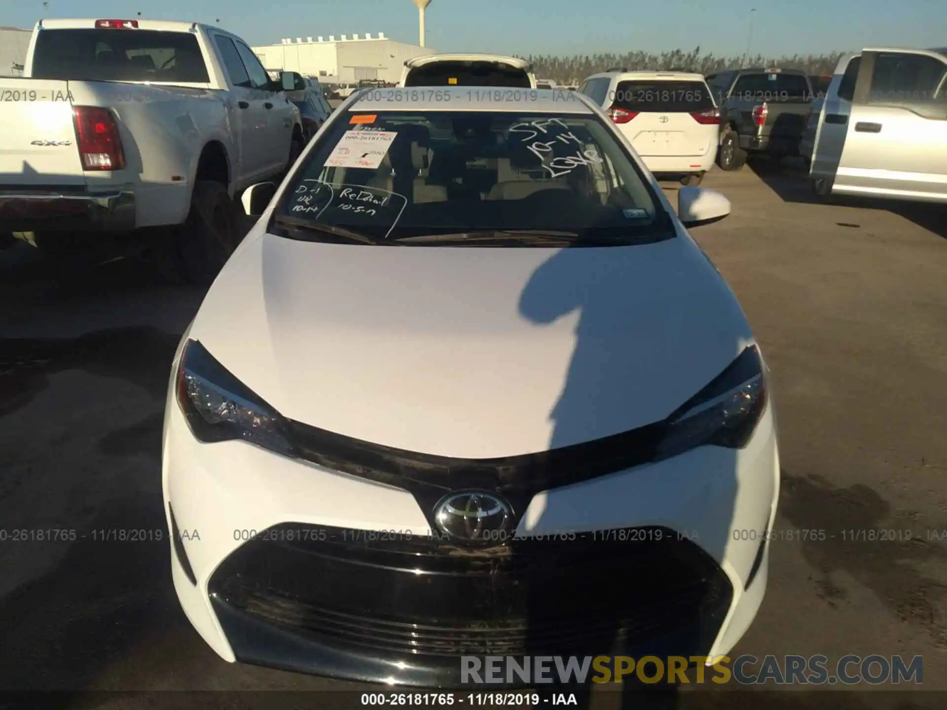 6 Photograph of a damaged car 5YFBURHE9KP924592 TOYOTA COROLLA 2019