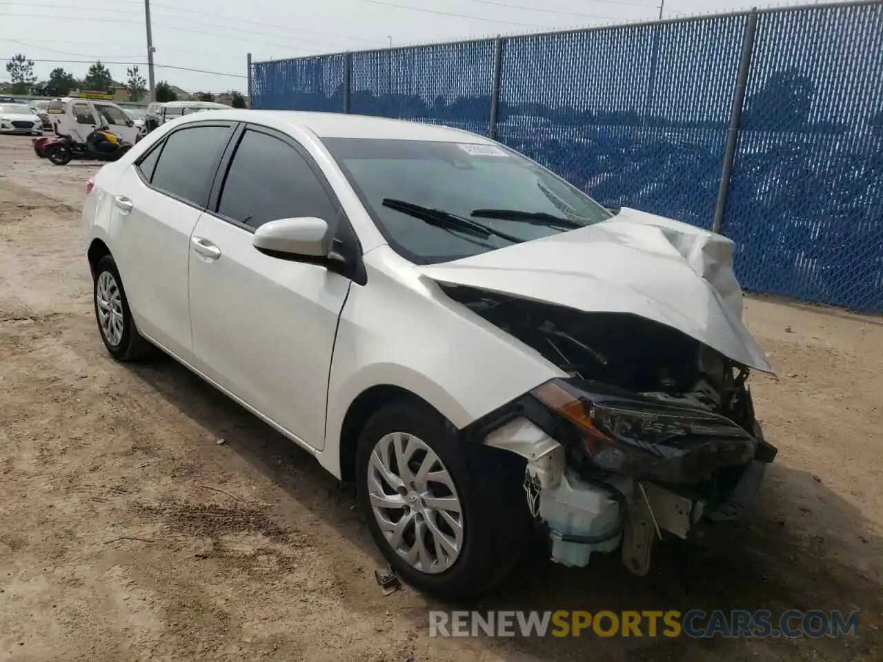 1 Photograph of a damaged car 5YFBURHE9KP924852 TOYOTA COROLLA 2019