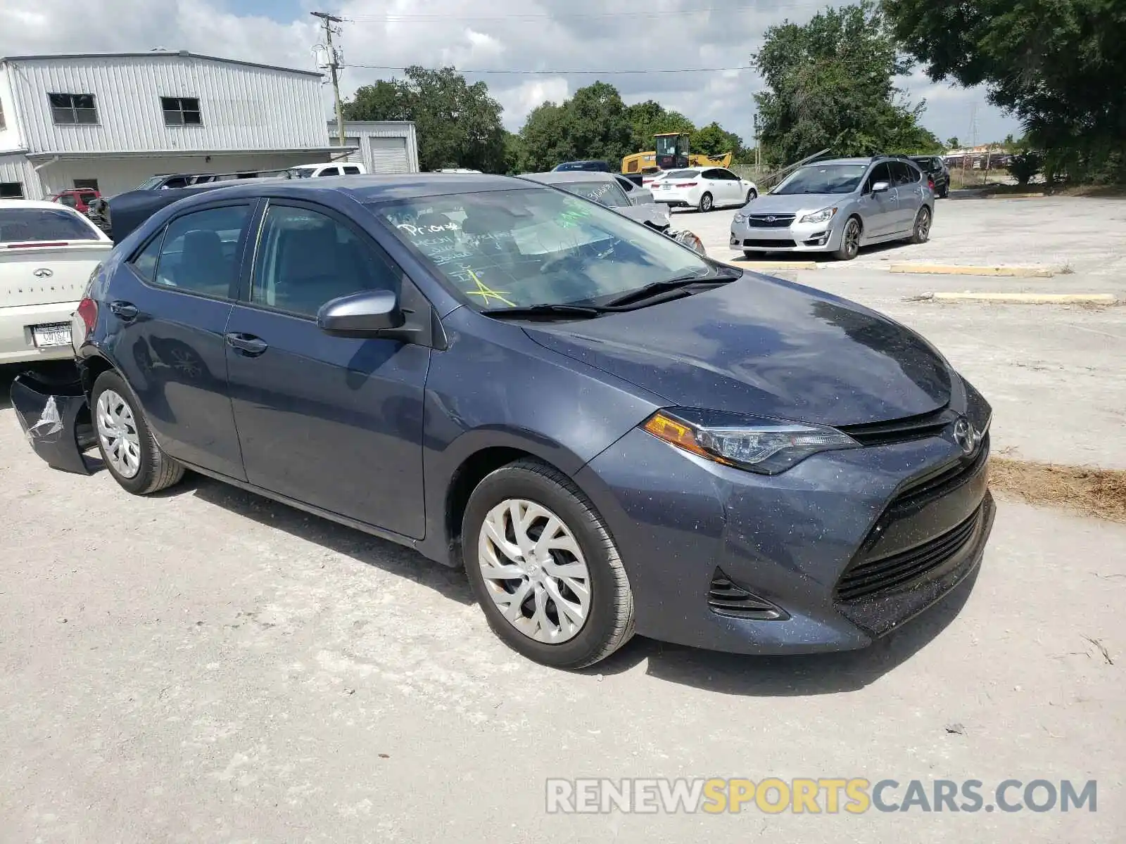 1 Photograph of a damaged car 5YFBURHE9KP925161 TOYOTA COROLLA 2019