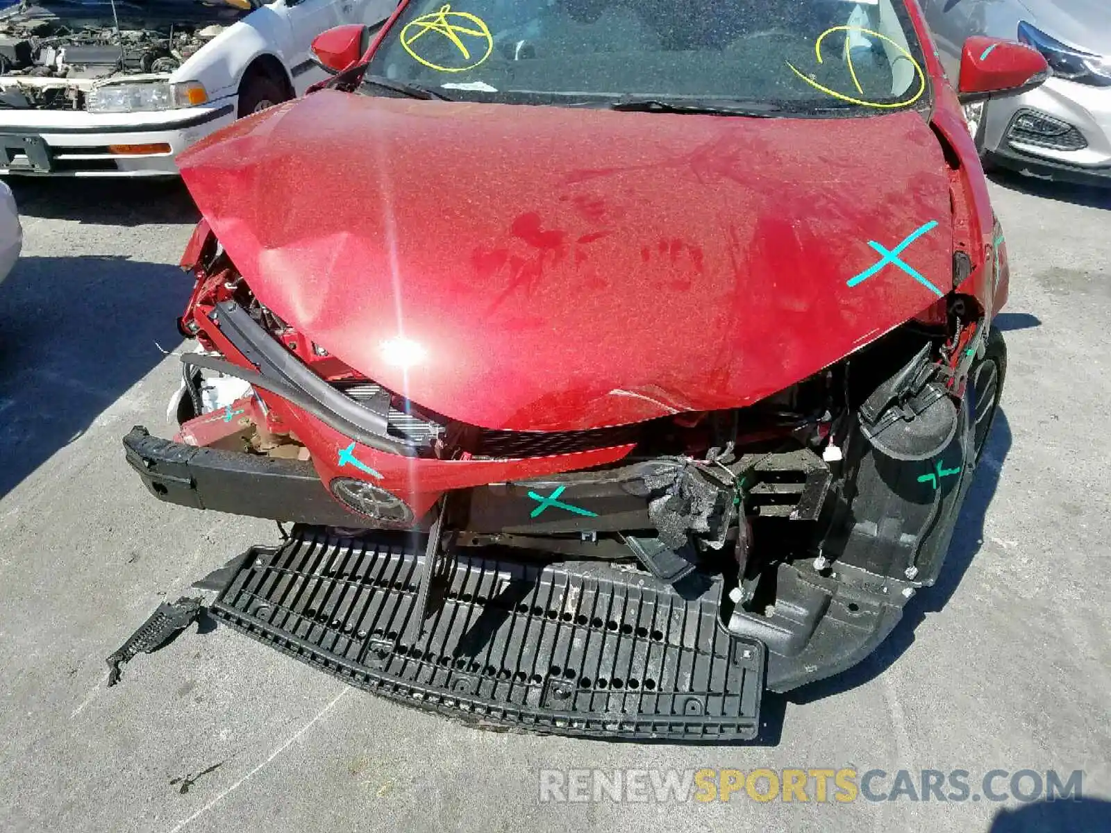 9 Photograph of a damaged car 5YFBURHE9KP925323 TOYOTA COROLLA 2019