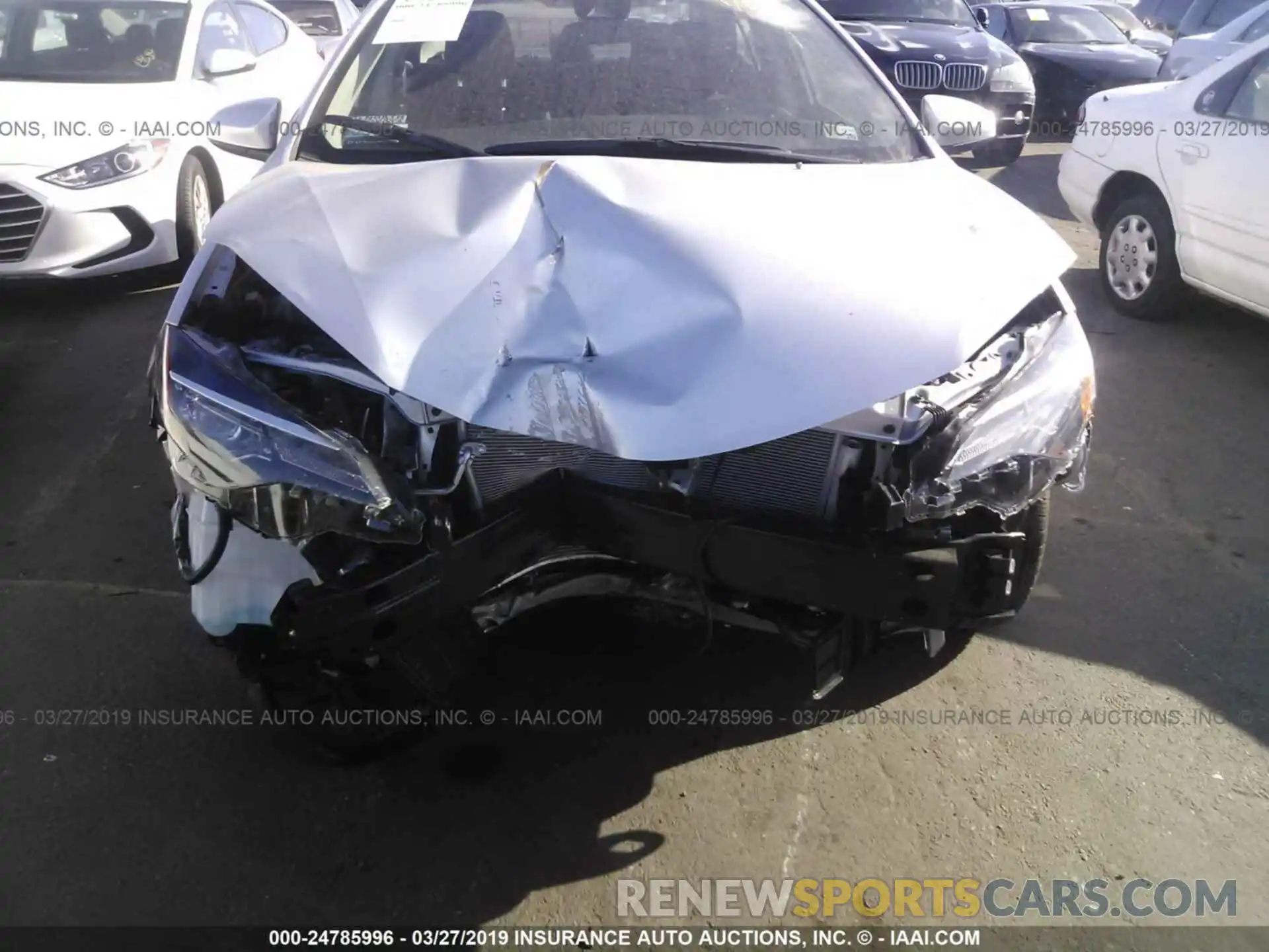 6 Photograph of a damaged car 5YFBURHE9KP925452 TOYOTA COROLLA 2019