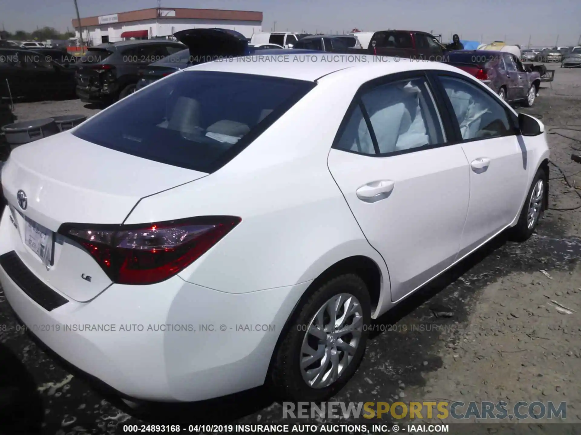 4 Photograph of a damaged car 5YFBURHE9KP925483 TOYOTA COROLLA 2019