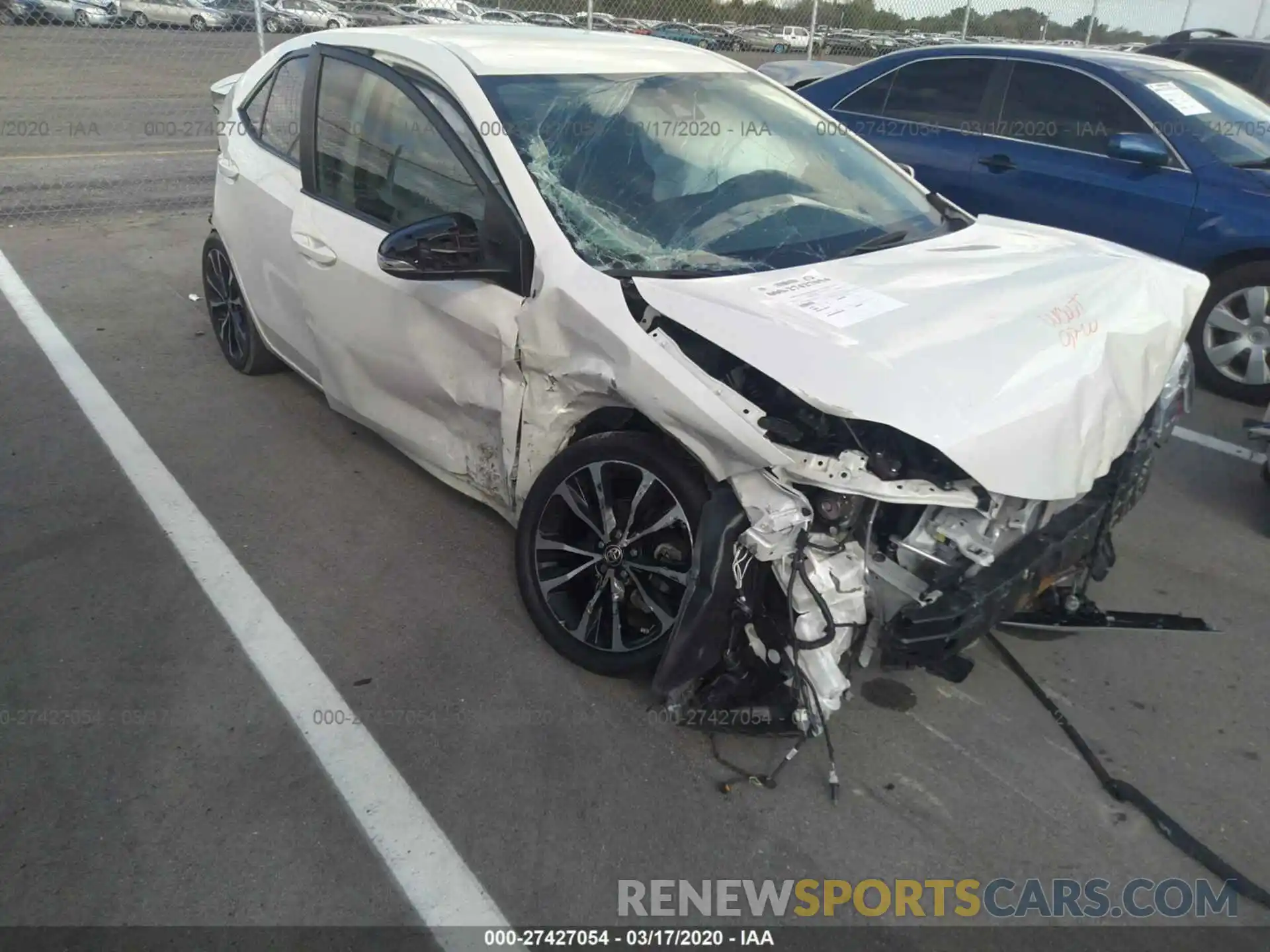 6 Photograph of a damaged car 5YFBURHE9KP925726 TOYOTA COROLLA 2019