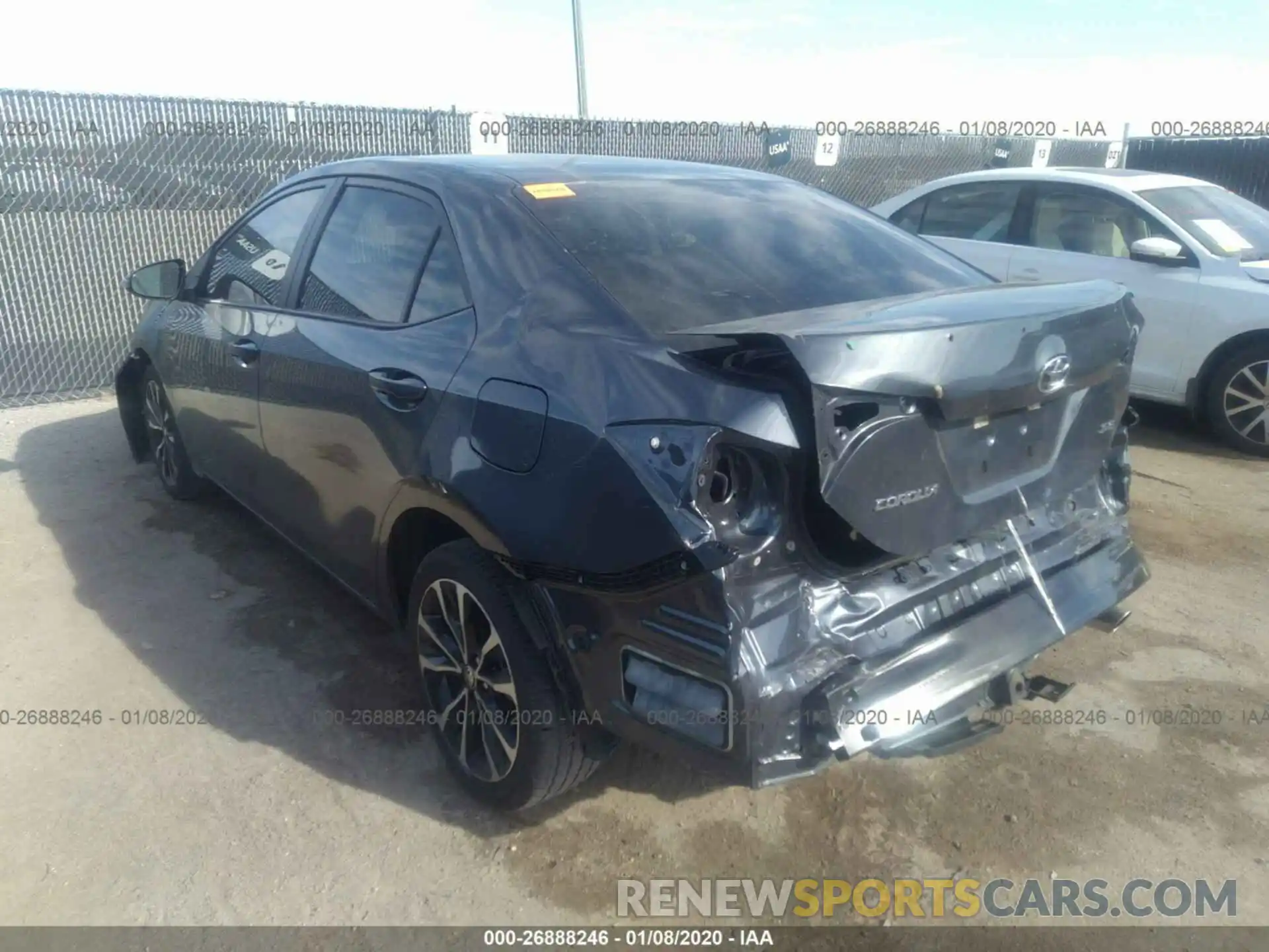 3 Photograph of a damaged car 5YFBURHE9KP926049 TOYOTA COROLLA 2019