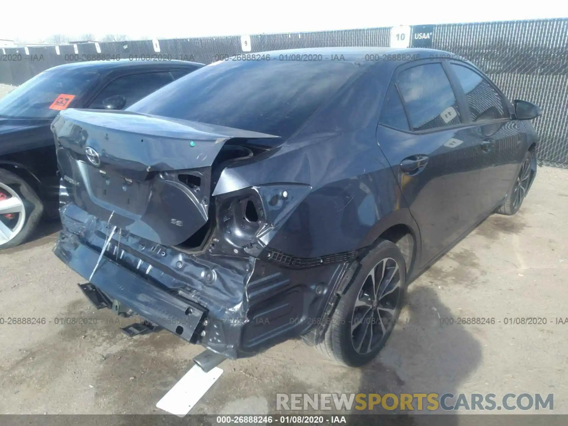 4 Photograph of a damaged car 5YFBURHE9KP926049 TOYOTA COROLLA 2019