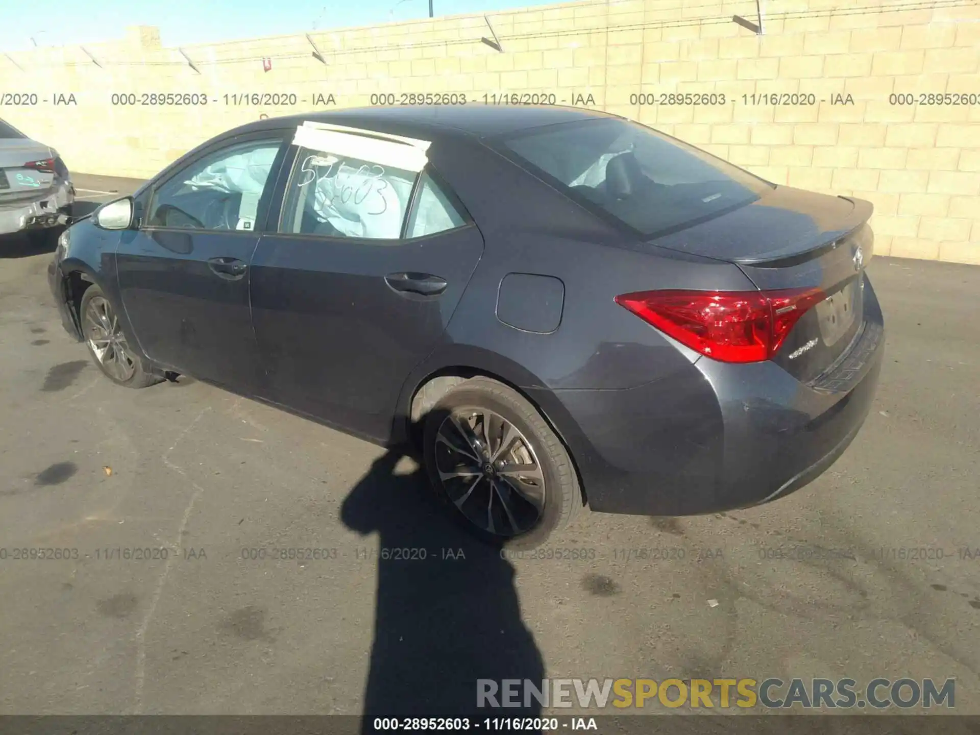 3 Photograph of a damaged car 5YFBURHE9KP926052 TOYOTA COROLLA 2019