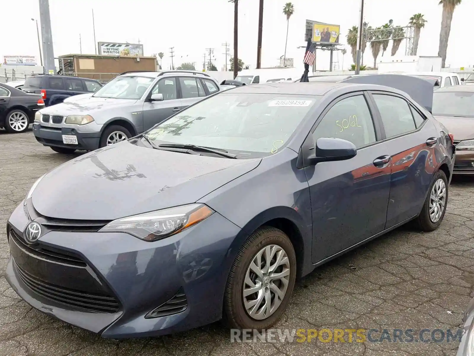 2 Photograph of a damaged car 5YFBURHE9KP926245 TOYOTA COROLLA 2019