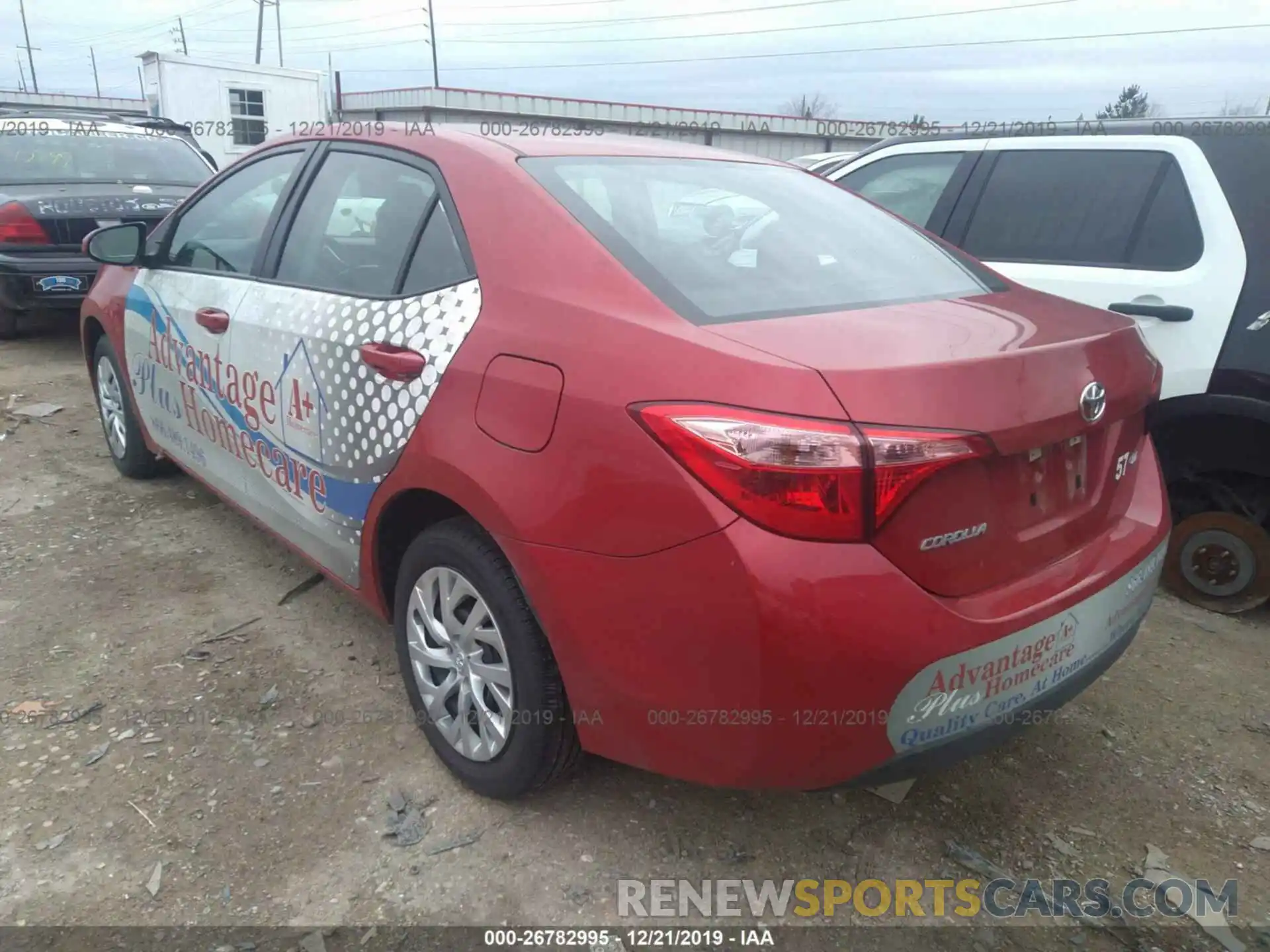 3 Photograph of a damaged car 5YFBURHE9KP926438 TOYOTA COROLLA 2019