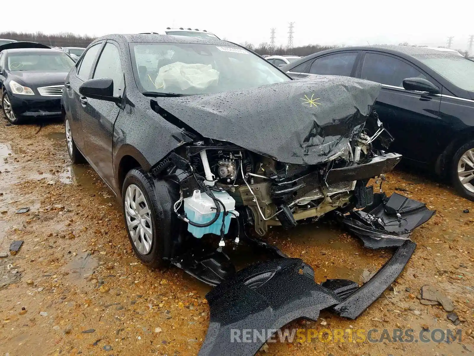 1 Photograph of a damaged car 5YFBURHE9KP926505 TOYOTA COROLLA 2019