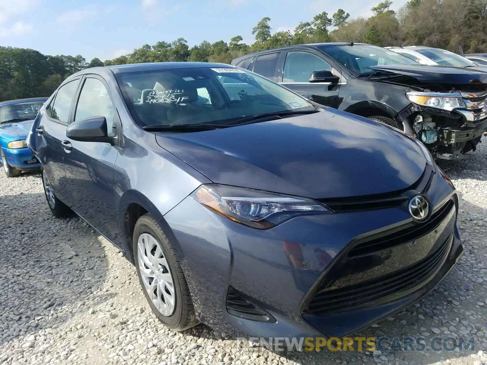 1 Photograph of a damaged car 5YFBURHE9KP926648 TOYOTA COROLLA 2019