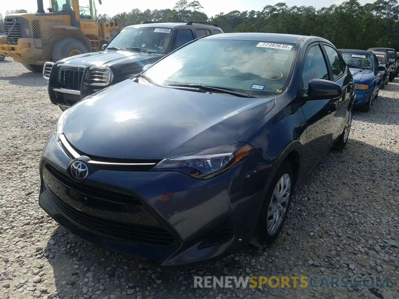 2 Photograph of a damaged car 5YFBURHE9KP926648 TOYOTA COROLLA 2019