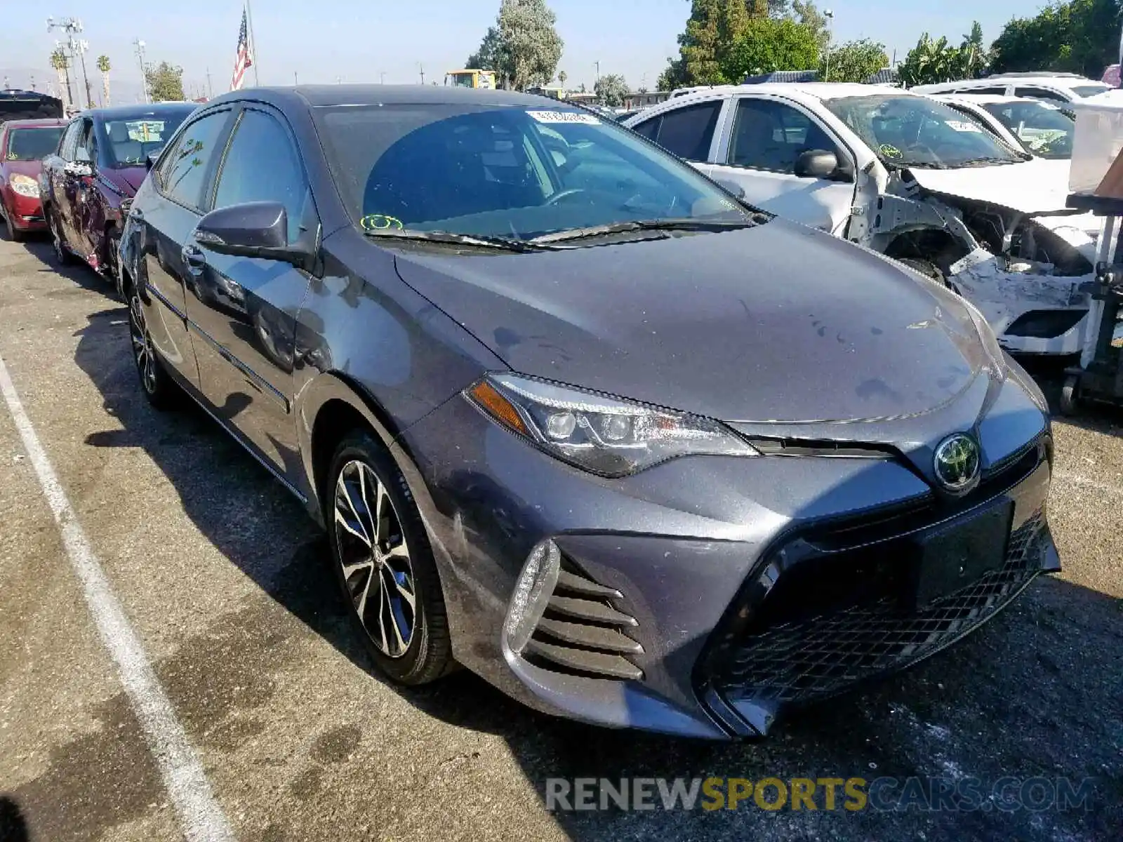 1 Photograph of a damaged car 5YFBURHE9KP926939 TOYOTA COROLLA 2019