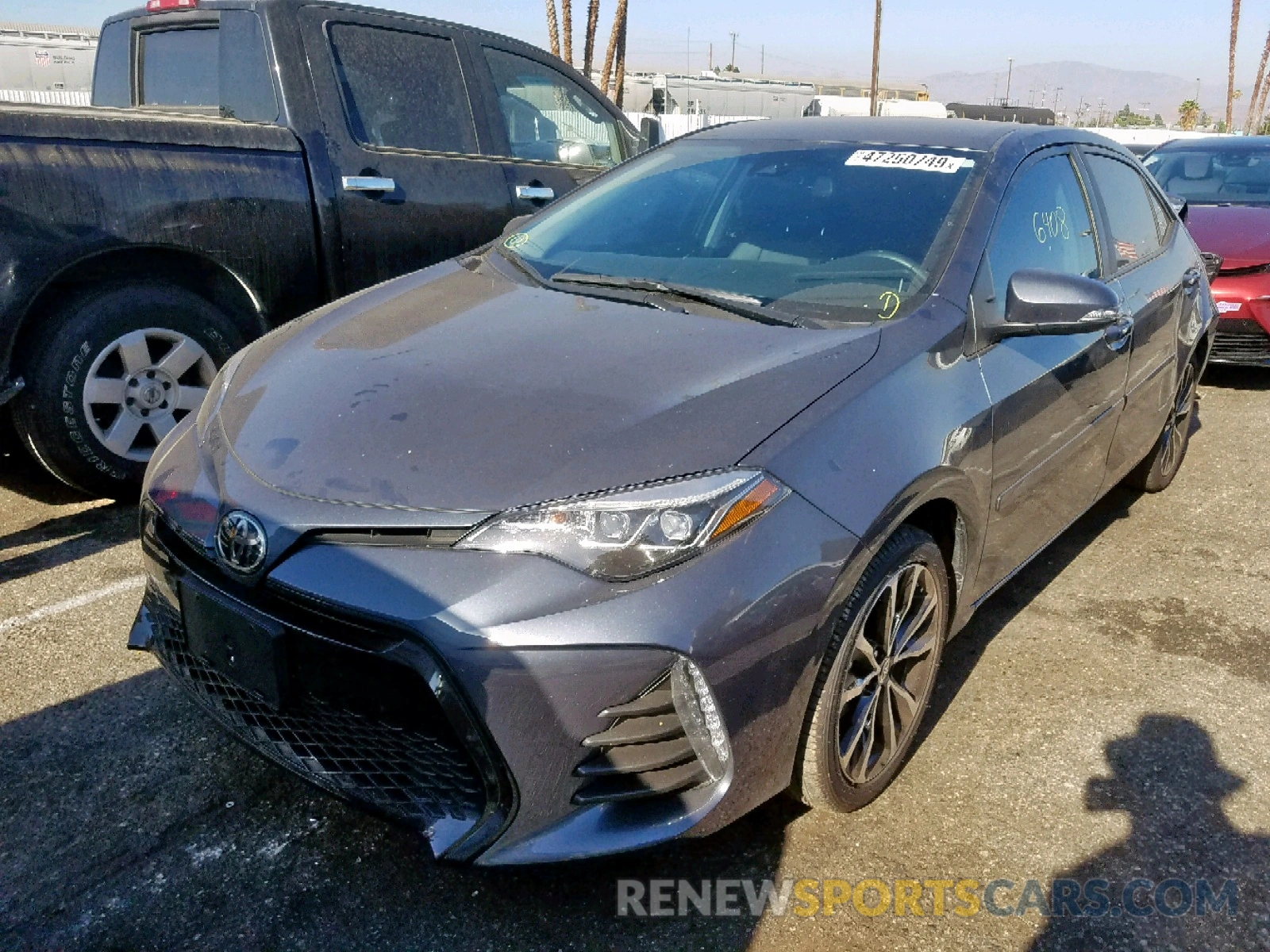 2 Photograph of a damaged car 5YFBURHE9KP926939 TOYOTA COROLLA 2019