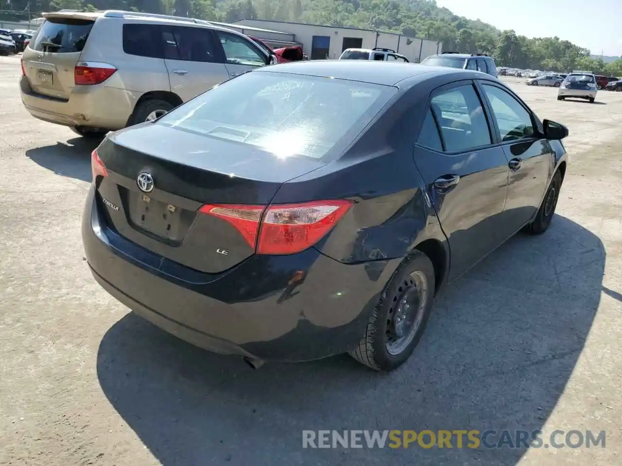 4 Photograph of a damaged car 5YFBURHE9KP927153 TOYOTA COROLLA 2019