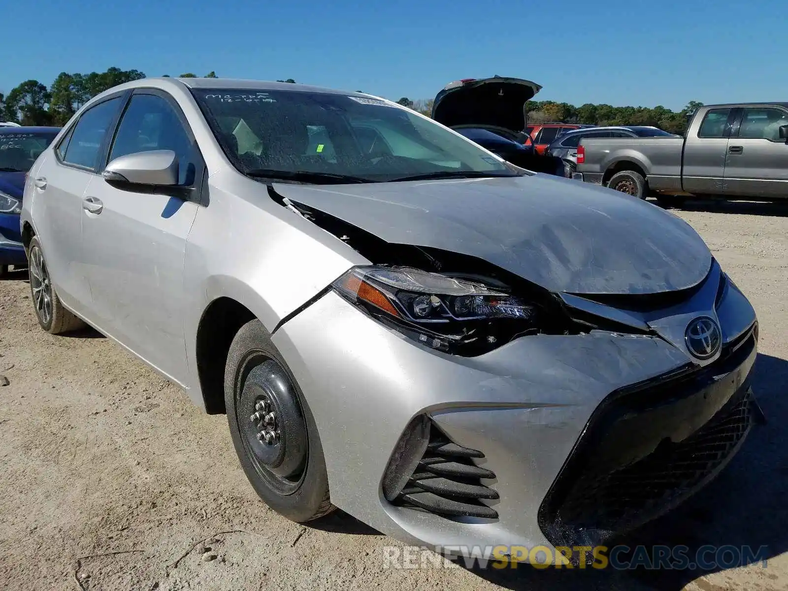 1 Photograph of a damaged car 5YFBURHE9KP927699 TOYOTA COROLLA 2019