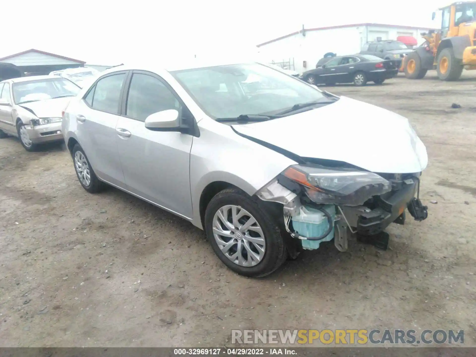 1 Photograph of a damaged car 5YFBURHE9KP928044 TOYOTA COROLLA 2019