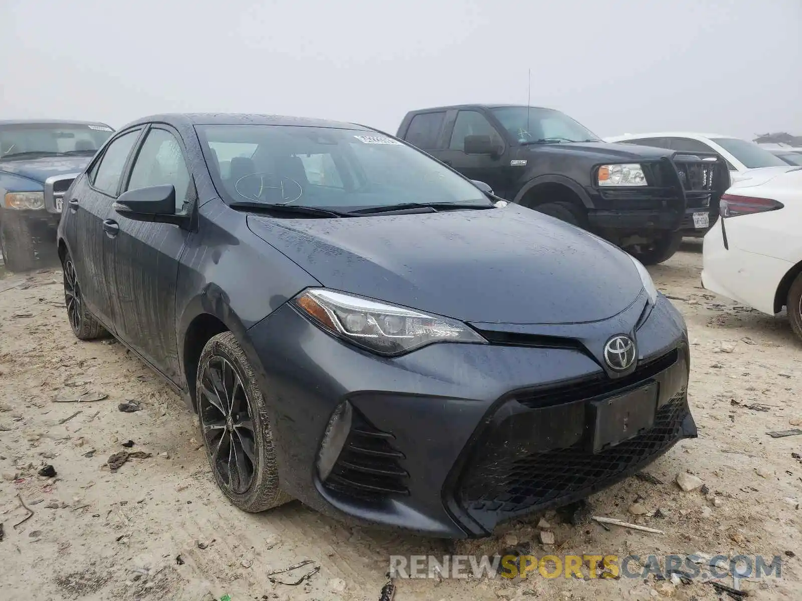 1 Photograph of a damaged car 5YFBURHE9KP928058 TOYOTA COROLLA 2019