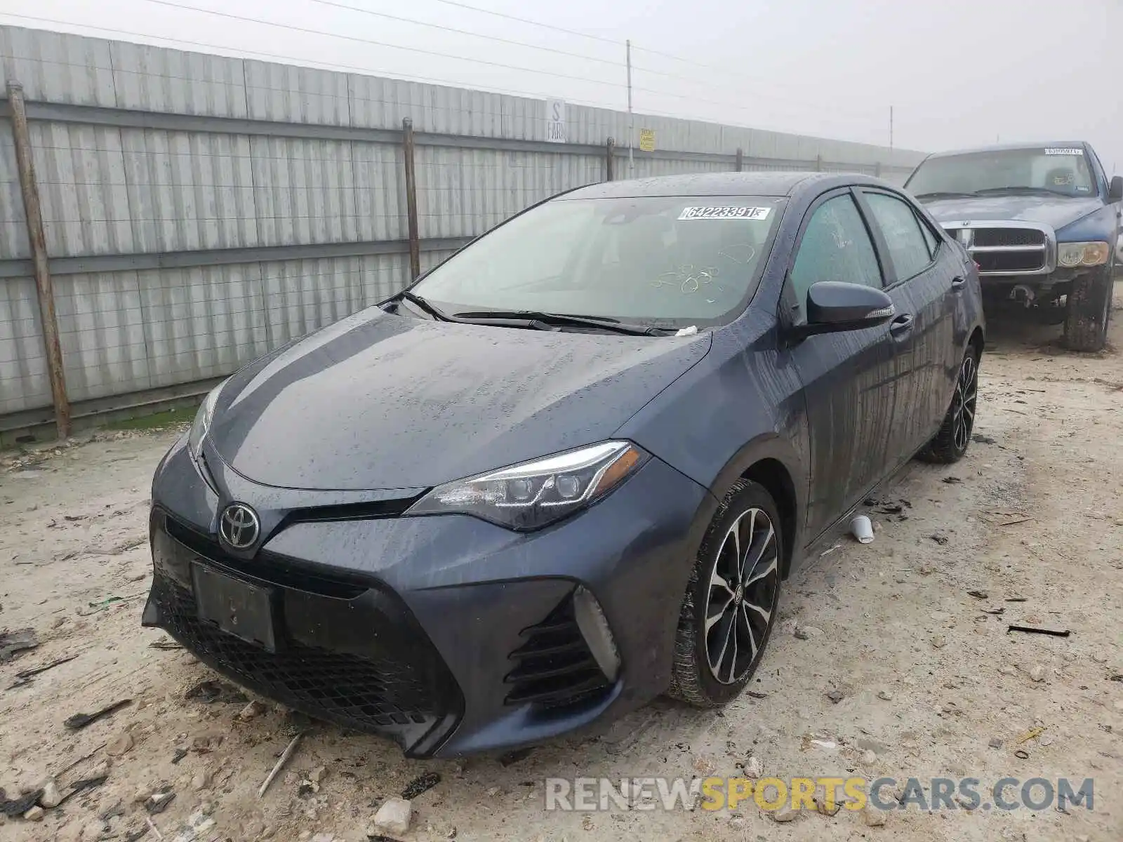 2 Photograph of a damaged car 5YFBURHE9KP928058 TOYOTA COROLLA 2019