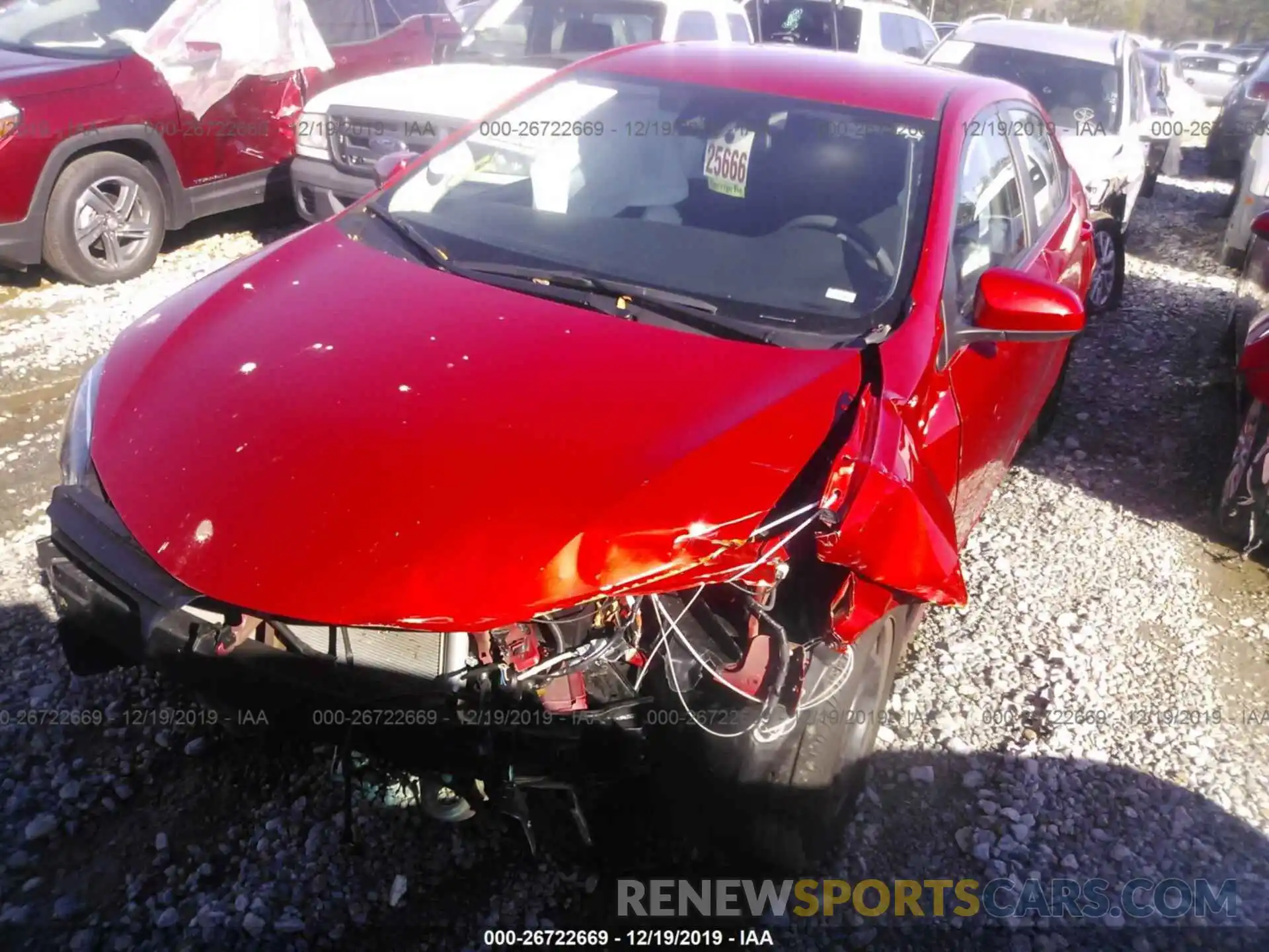 2 Photograph of a damaged car 5YFBURHE9KP928304 TOYOTA COROLLA 2019