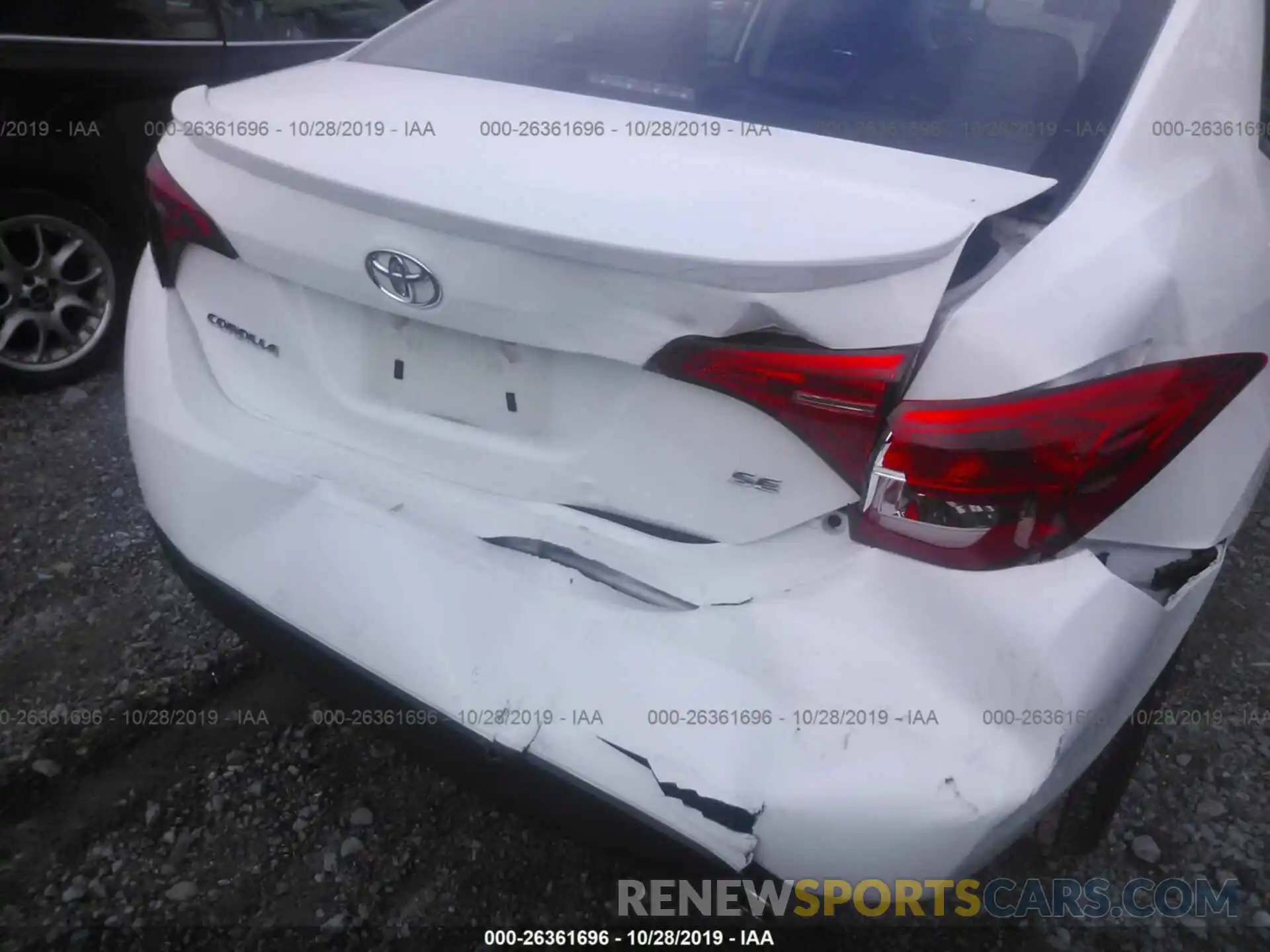 6 Photograph of a damaged car 5YFBURHE9KP928531 TOYOTA COROLLA 2019