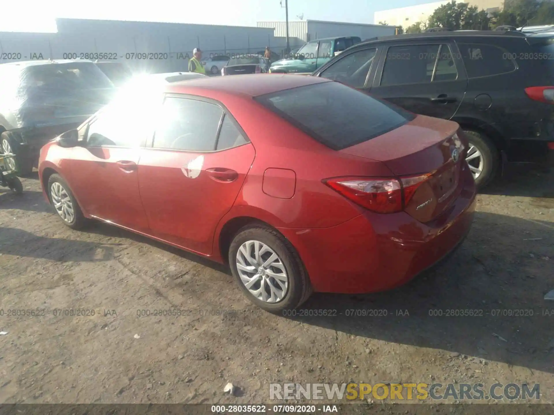 3 Photograph of a damaged car 5YFBURHE9KP928755 TOYOTA COROLLA 2019