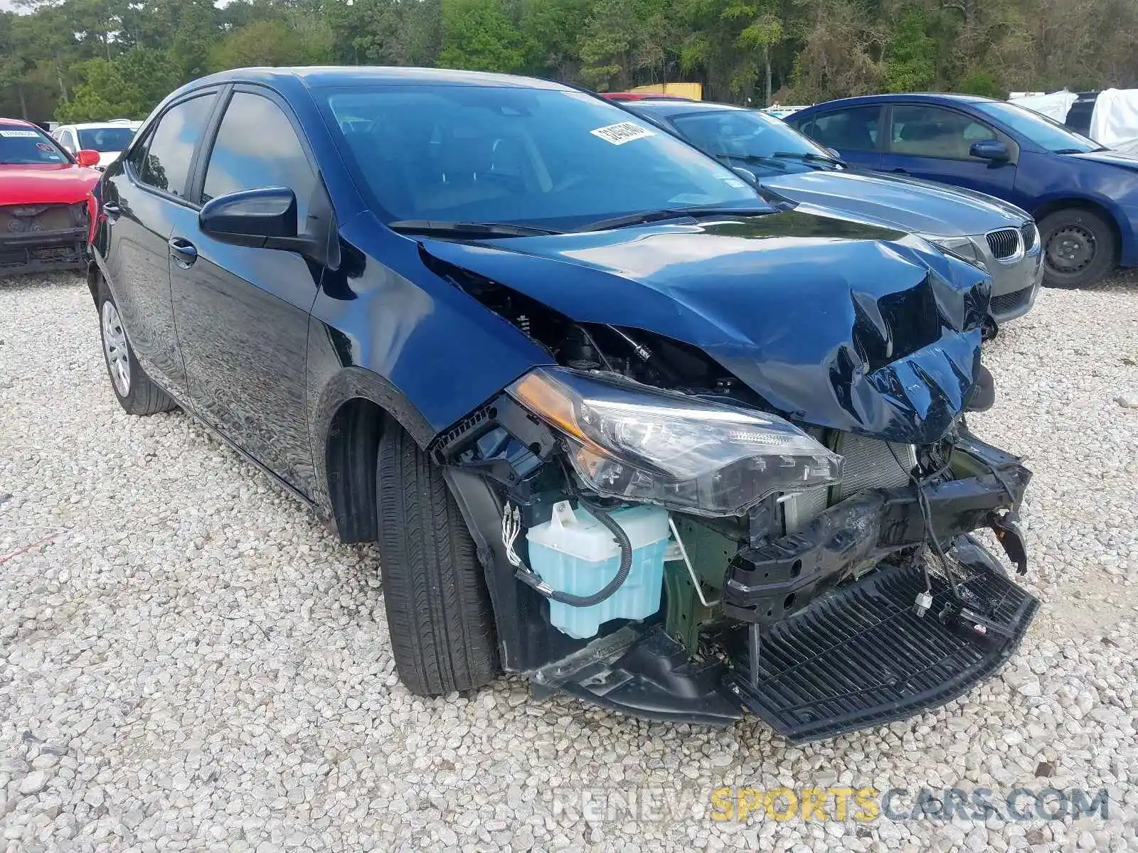 1 Photograph of a damaged car 5YFBURHE9KP929002 TOYOTA COROLLA 2019