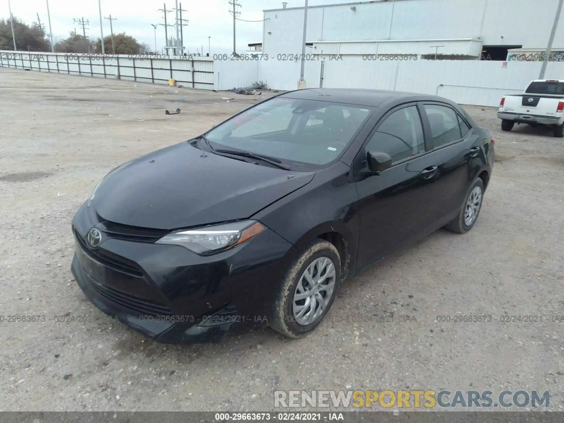 2 Photograph of a damaged car 5YFBURHE9KP929050 TOYOTA COROLLA 2019