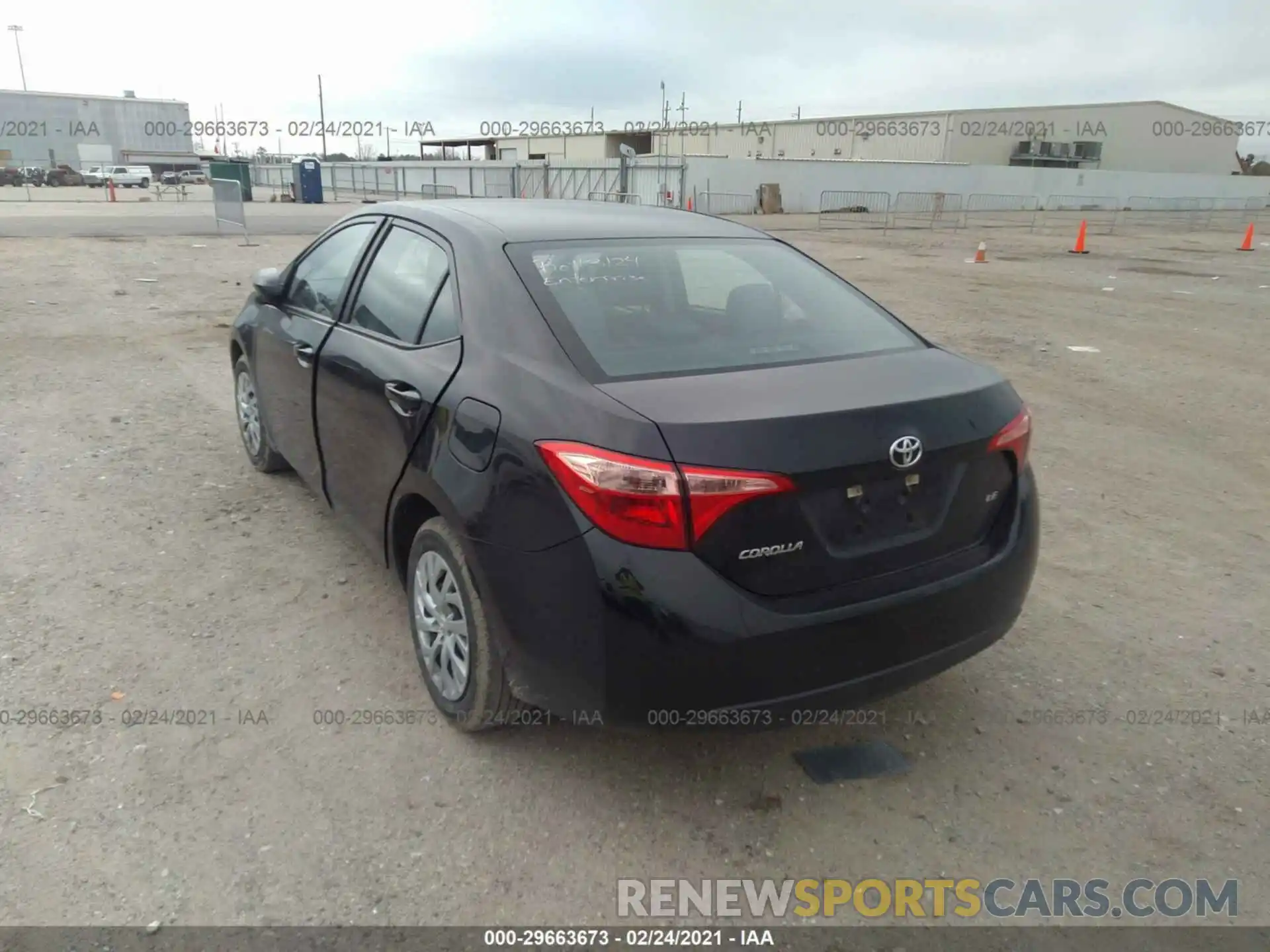 3 Photograph of a damaged car 5YFBURHE9KP929050 TOYOTA COROLLA 2019