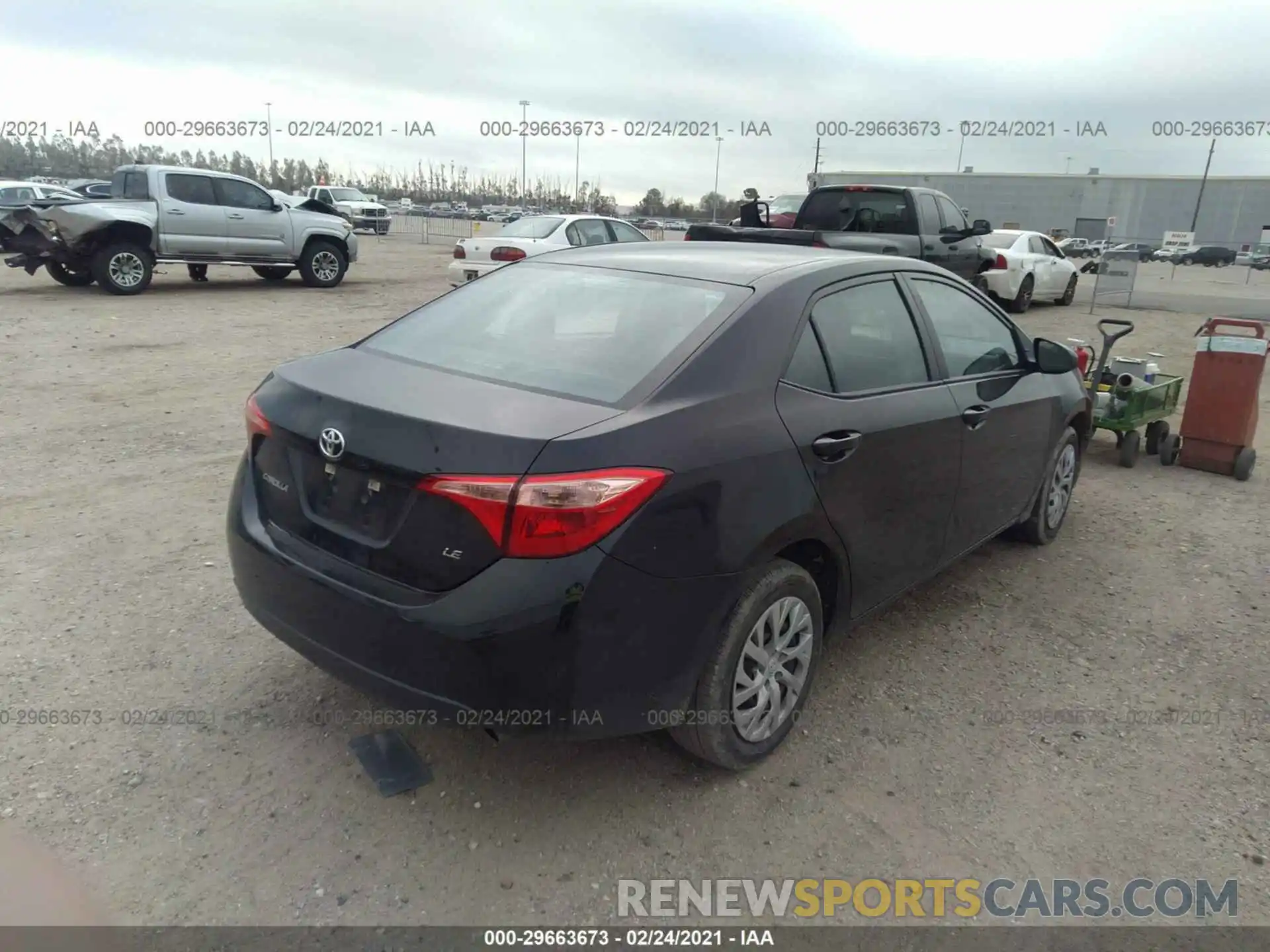 4 Photograph of a damaged car 5YFBURHE9KP929050 TOYOTA COROLLA 2019