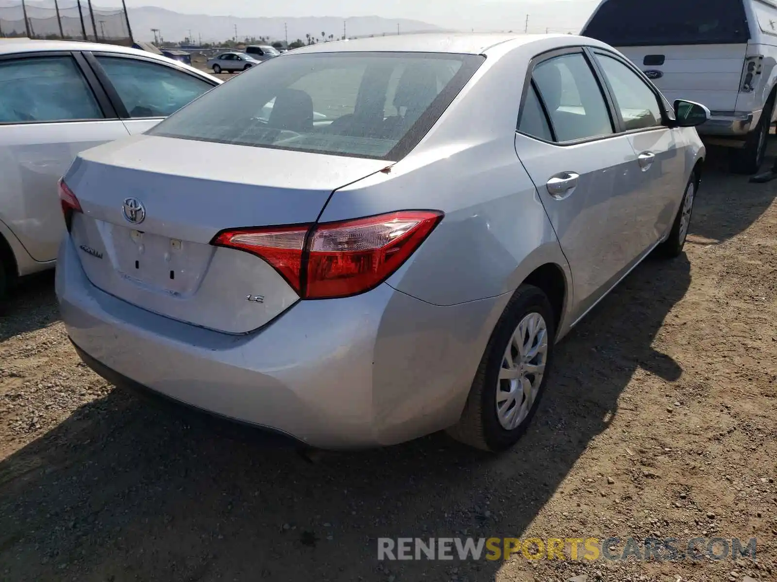 4 Photograph of a damaged car 5YFBURHE9KP929081 TOYOTA COROLLA 2019