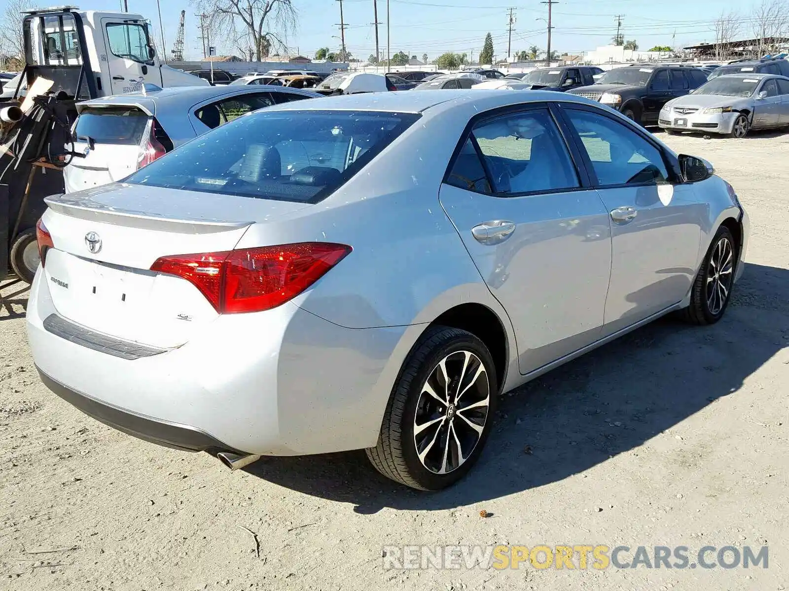 4 Photograph of a damaged car 5YFBURHE9KP929534 TOYOTA COROLLA 2019