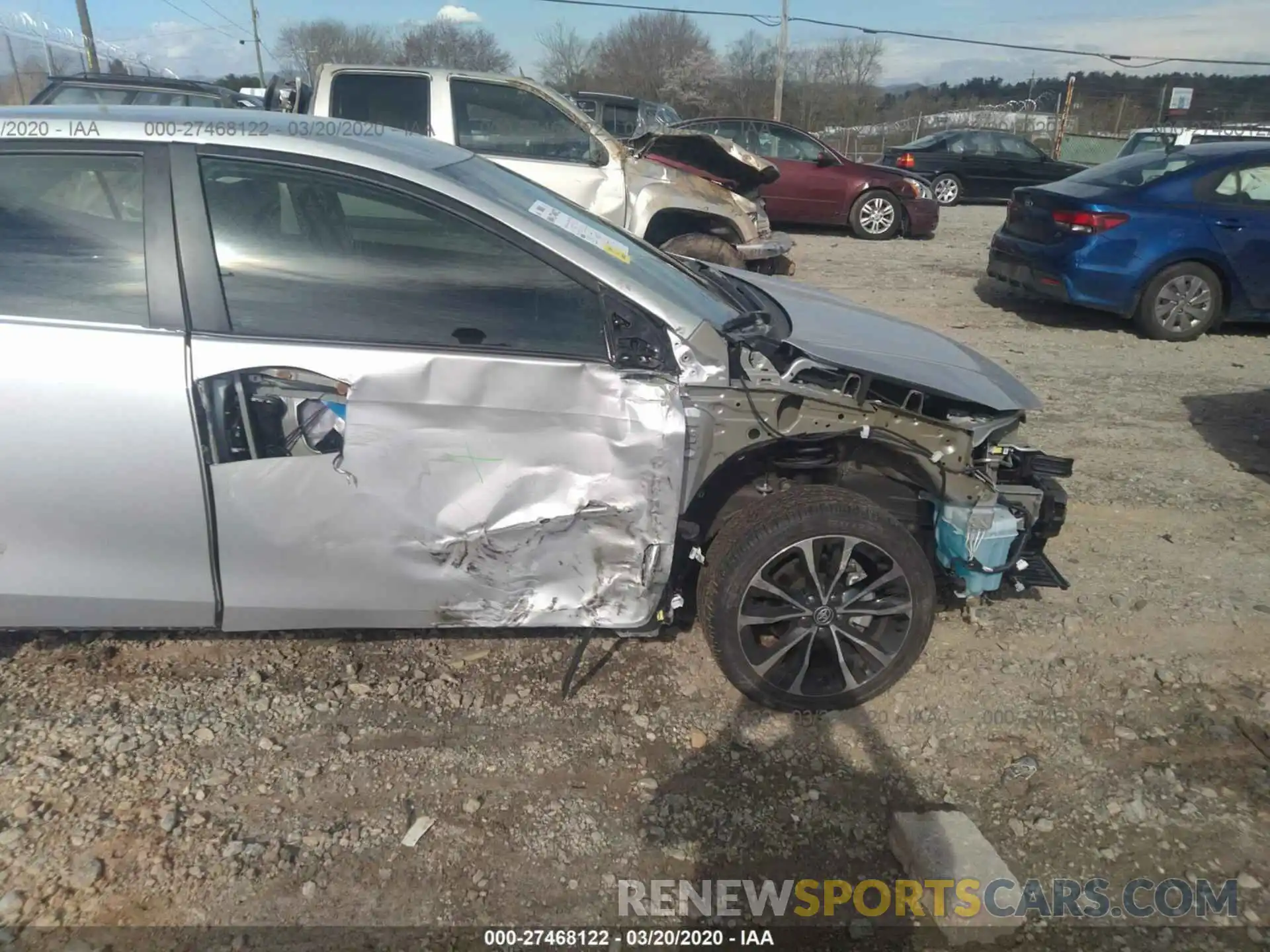 6 Photograph of a damaged car 5YFBURHE9KP929842 TOYOTA COROLLA 2019